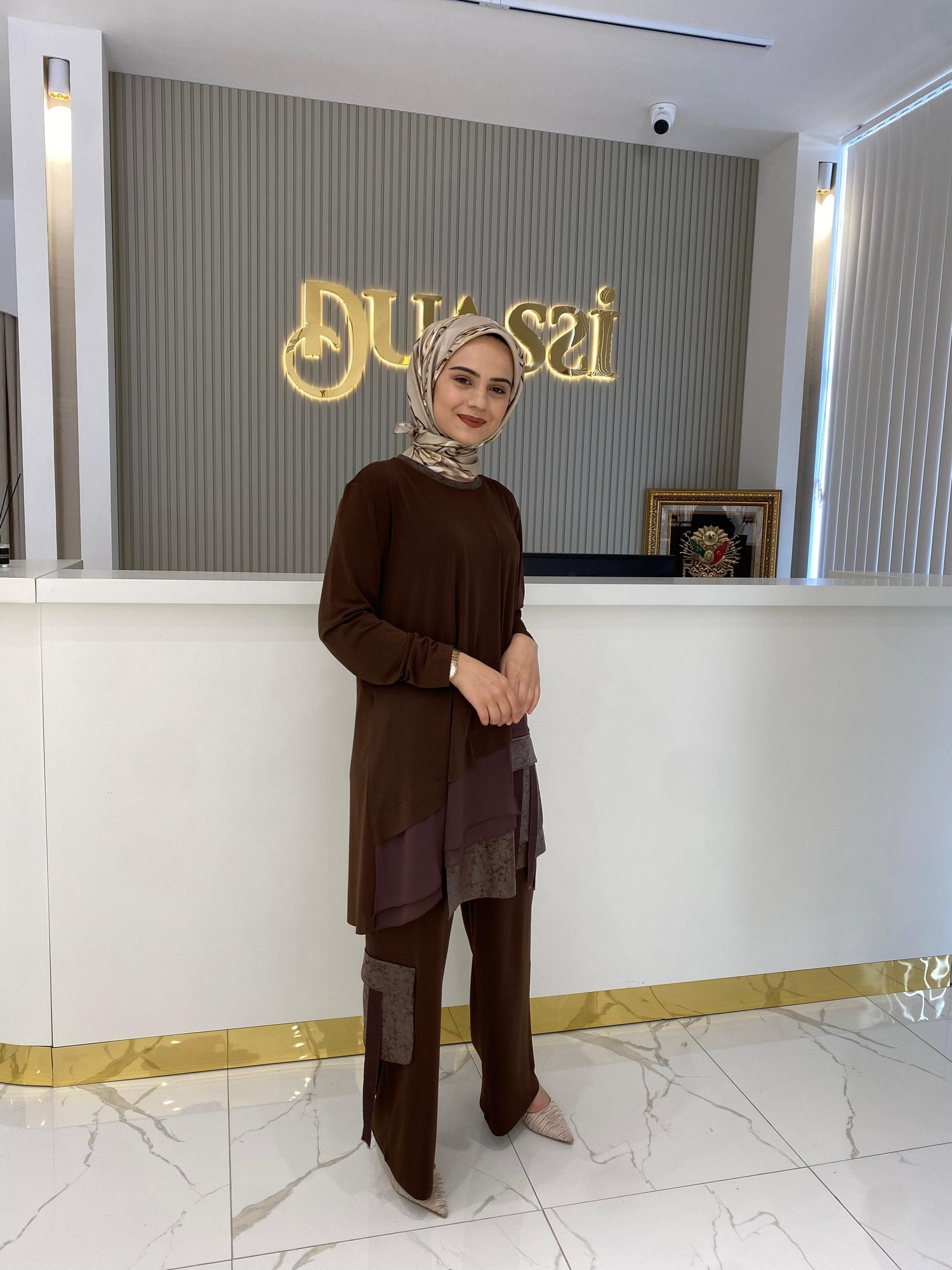 Müsemma Başak Takım 9538 - KAHVE