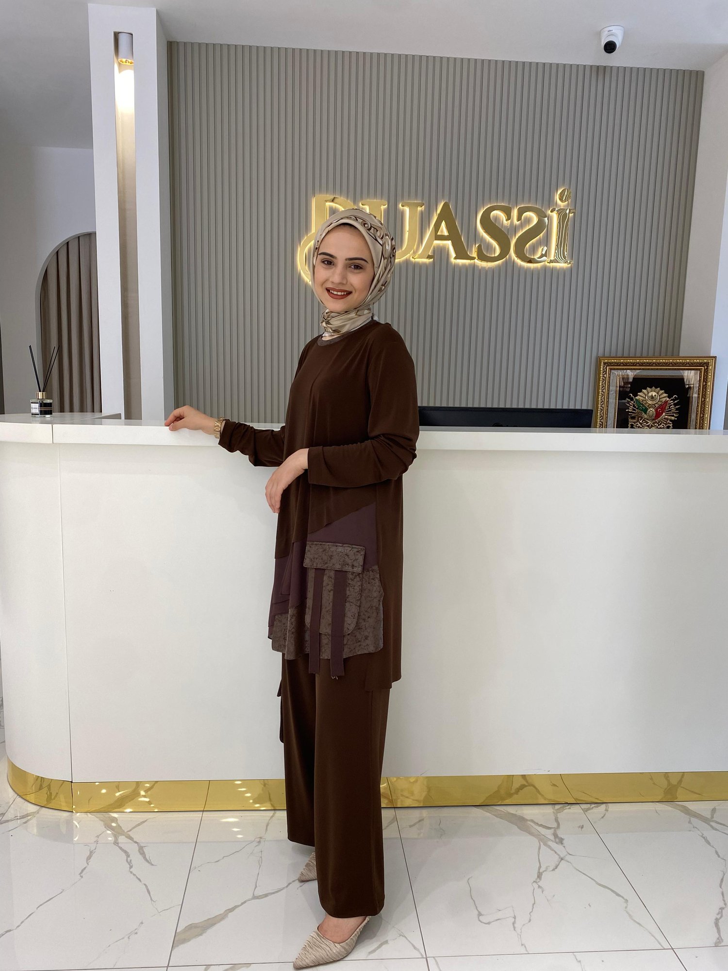 Müsemma Başak Takım 9538 - KAHVE