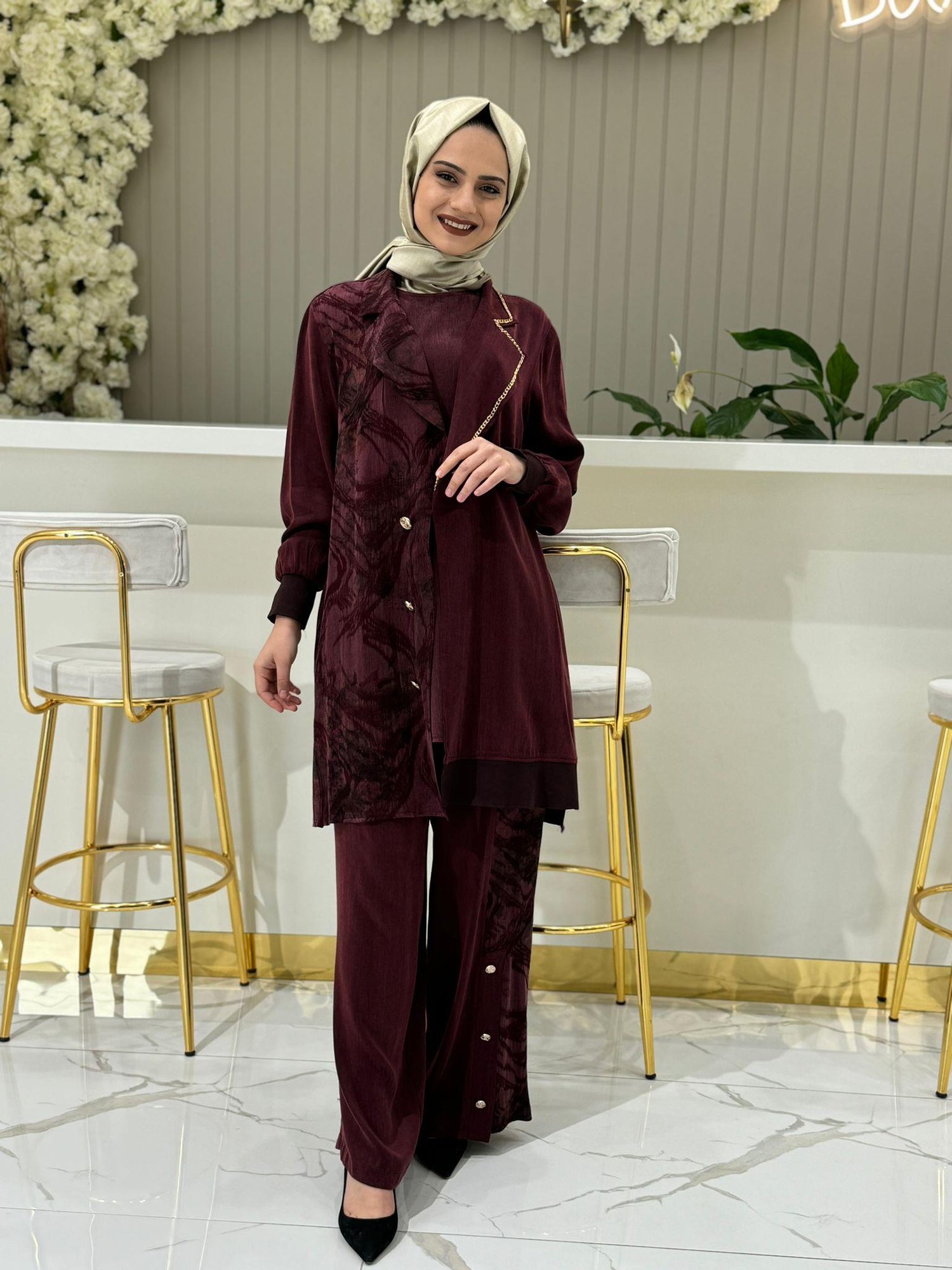 Müsemma Begüm Takım 0750 - BORDO