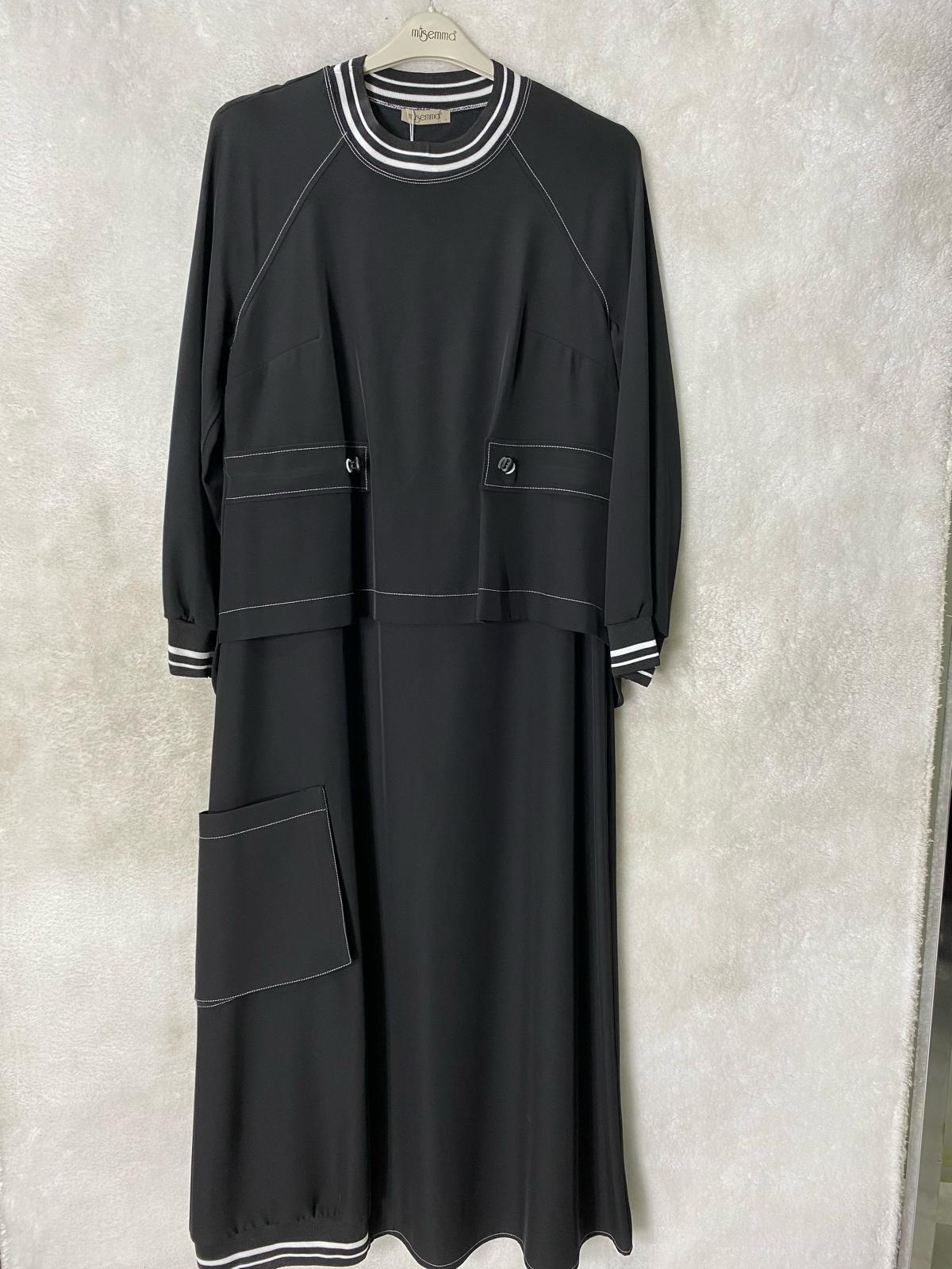 Müsemma Deniz Elbise 4243 - SİYAH