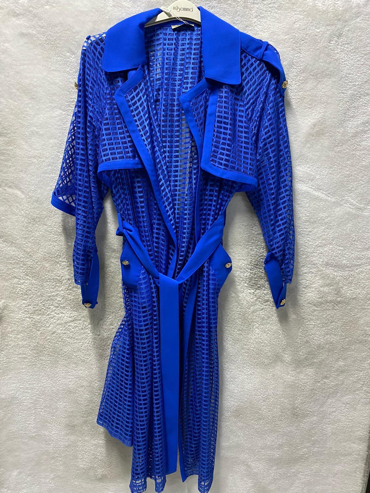 Müsemma Eylül Trench 0004 - MAVİ