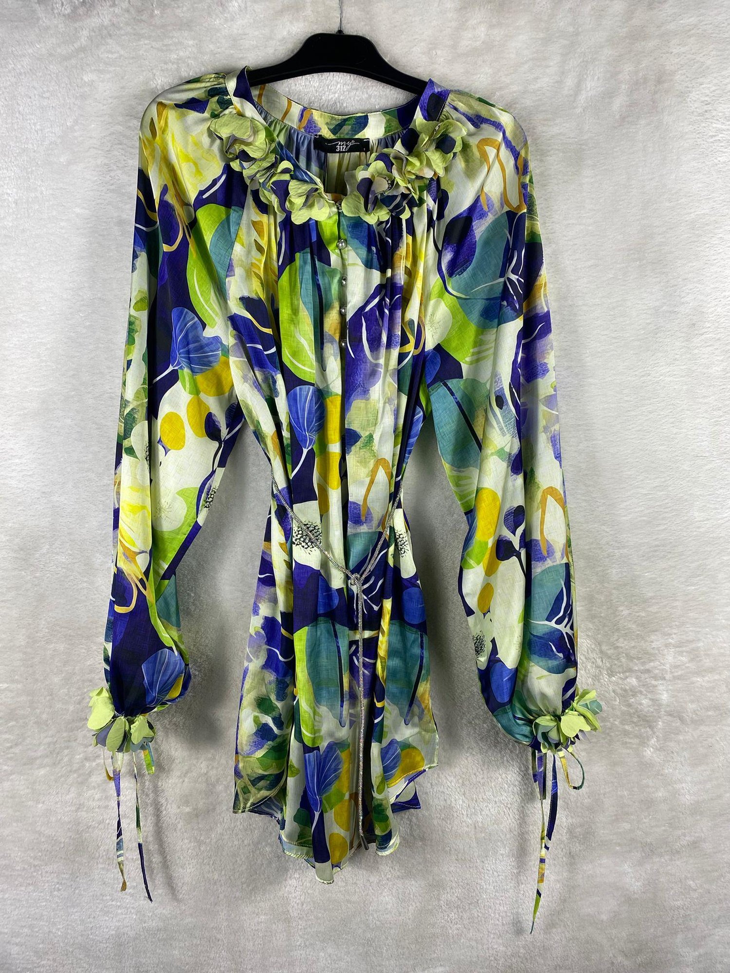My312 Çiçekli Empirme Tunik 8235 - SAKS