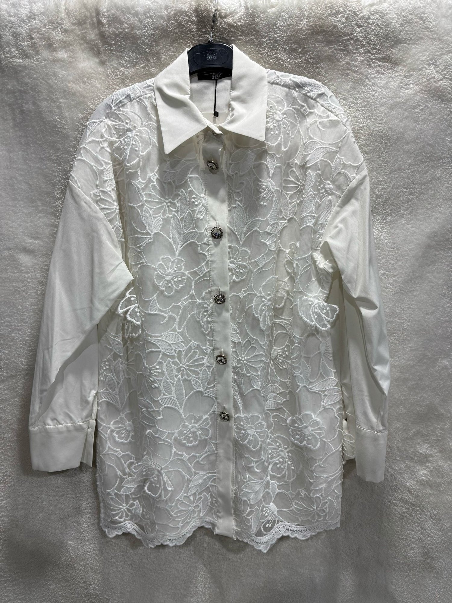 My312 Dantelli Tunik 8615 - EKRU