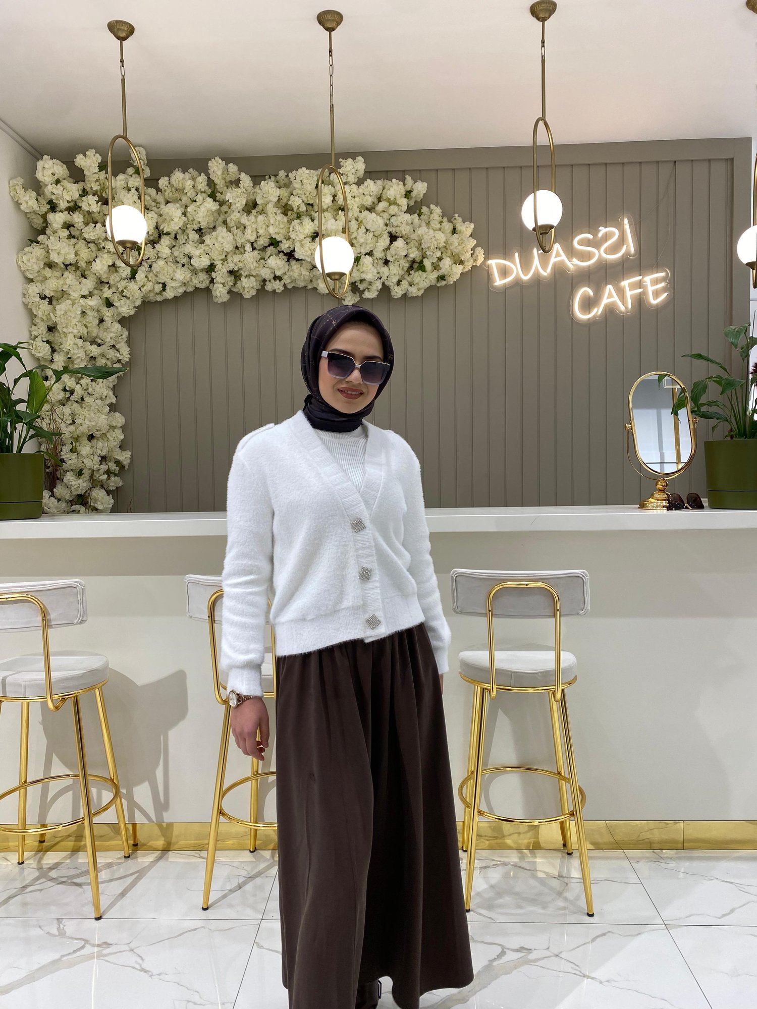 My312 Düğmeli Triko 8416 - EKRU