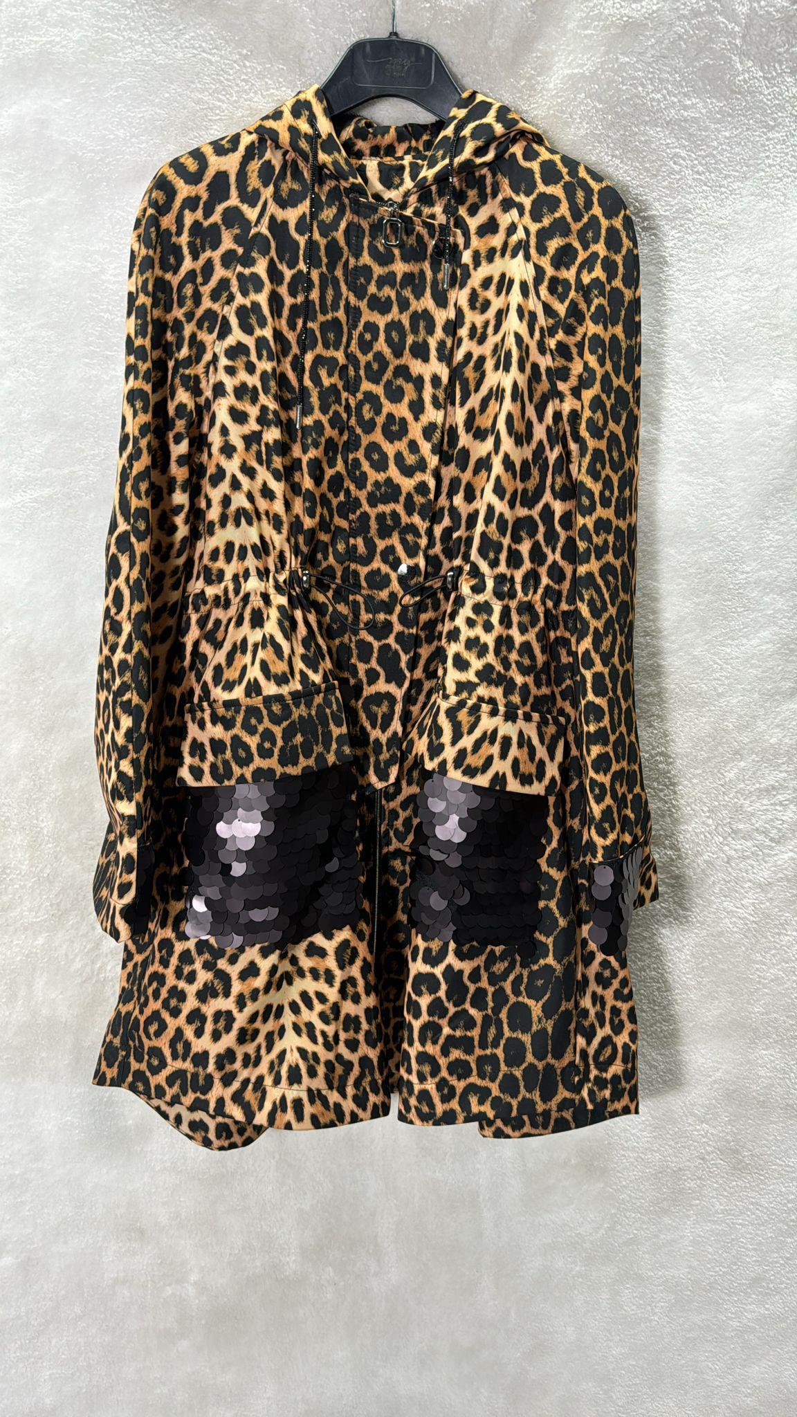 My312 Leoparlı Pullu Kap 7403 - KAHVE