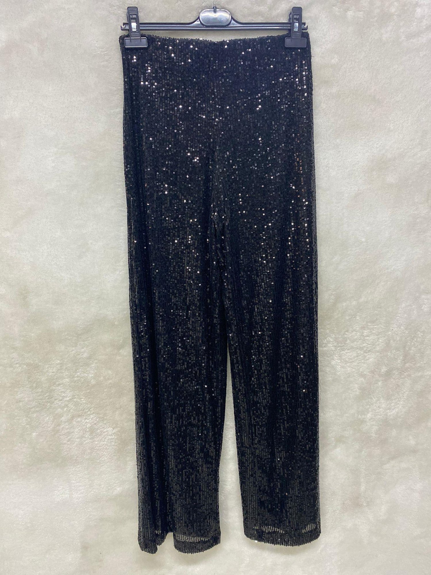 My312 Payetli Pantolon 2100 - SİYAH