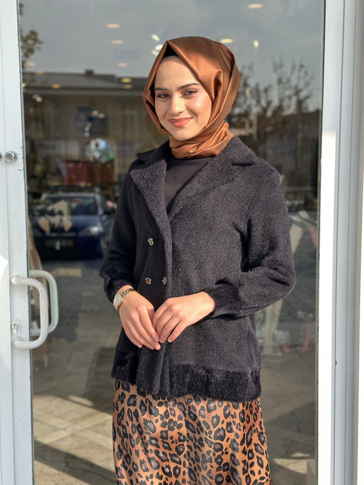 My312 Triko Ceket 7456 - SİYAH