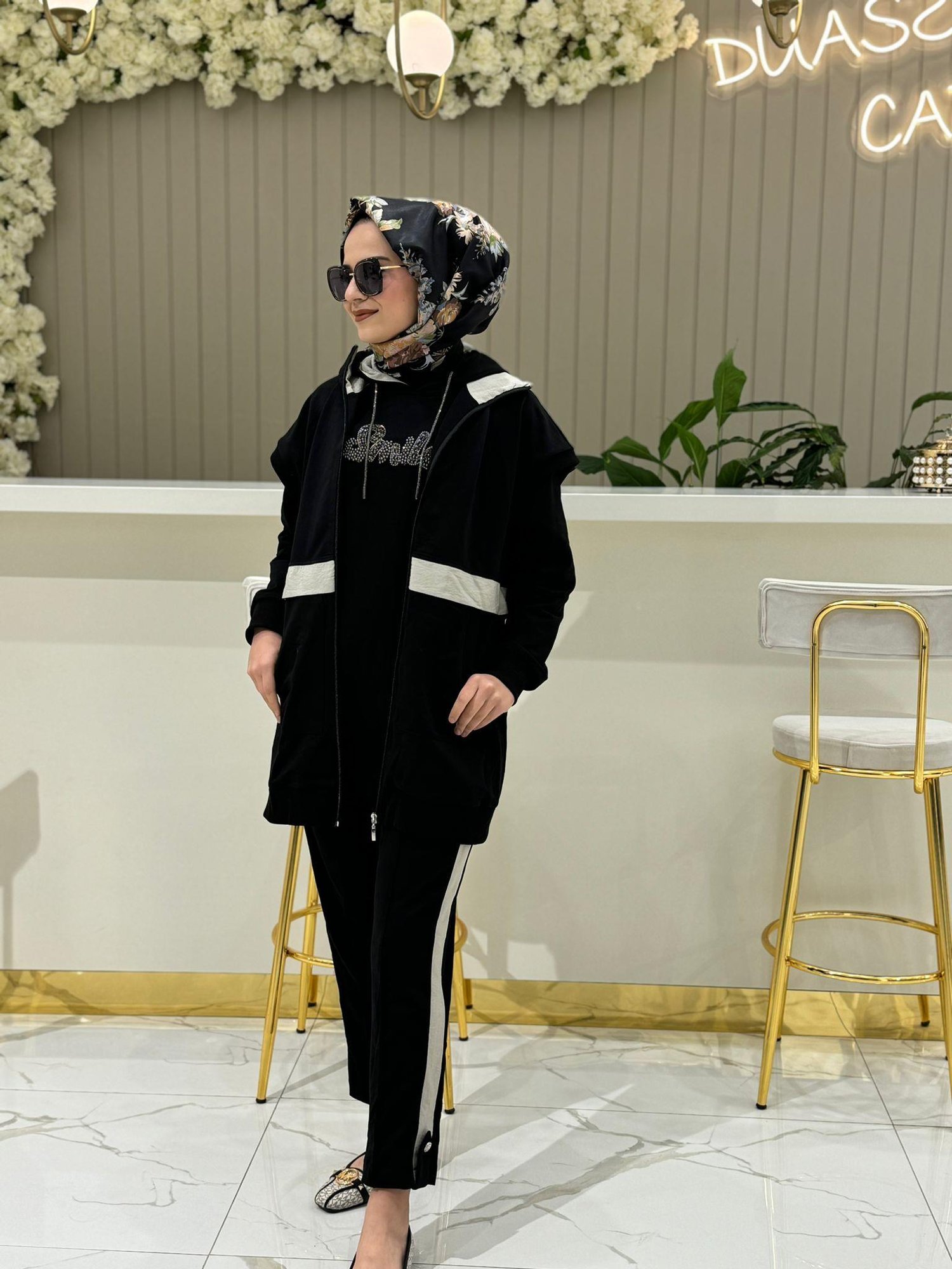 My312 Yelekli 3lü Takım 1324 - SİYAH