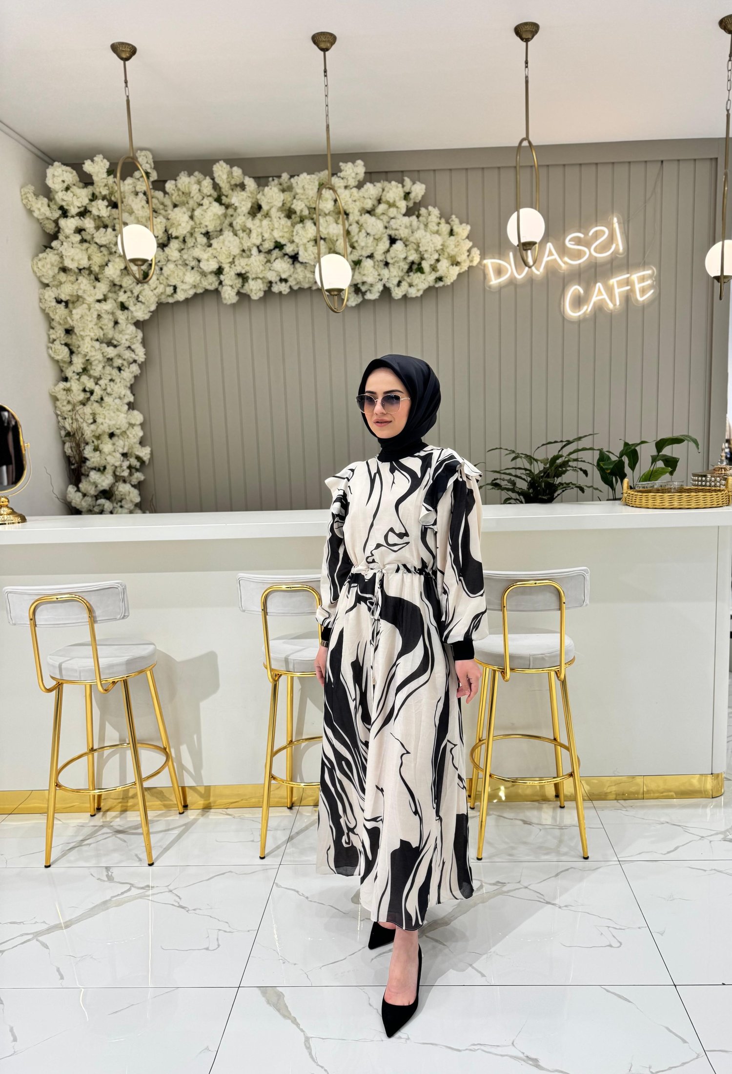My8 Design Tasarım Elbise 5001 - BEJ