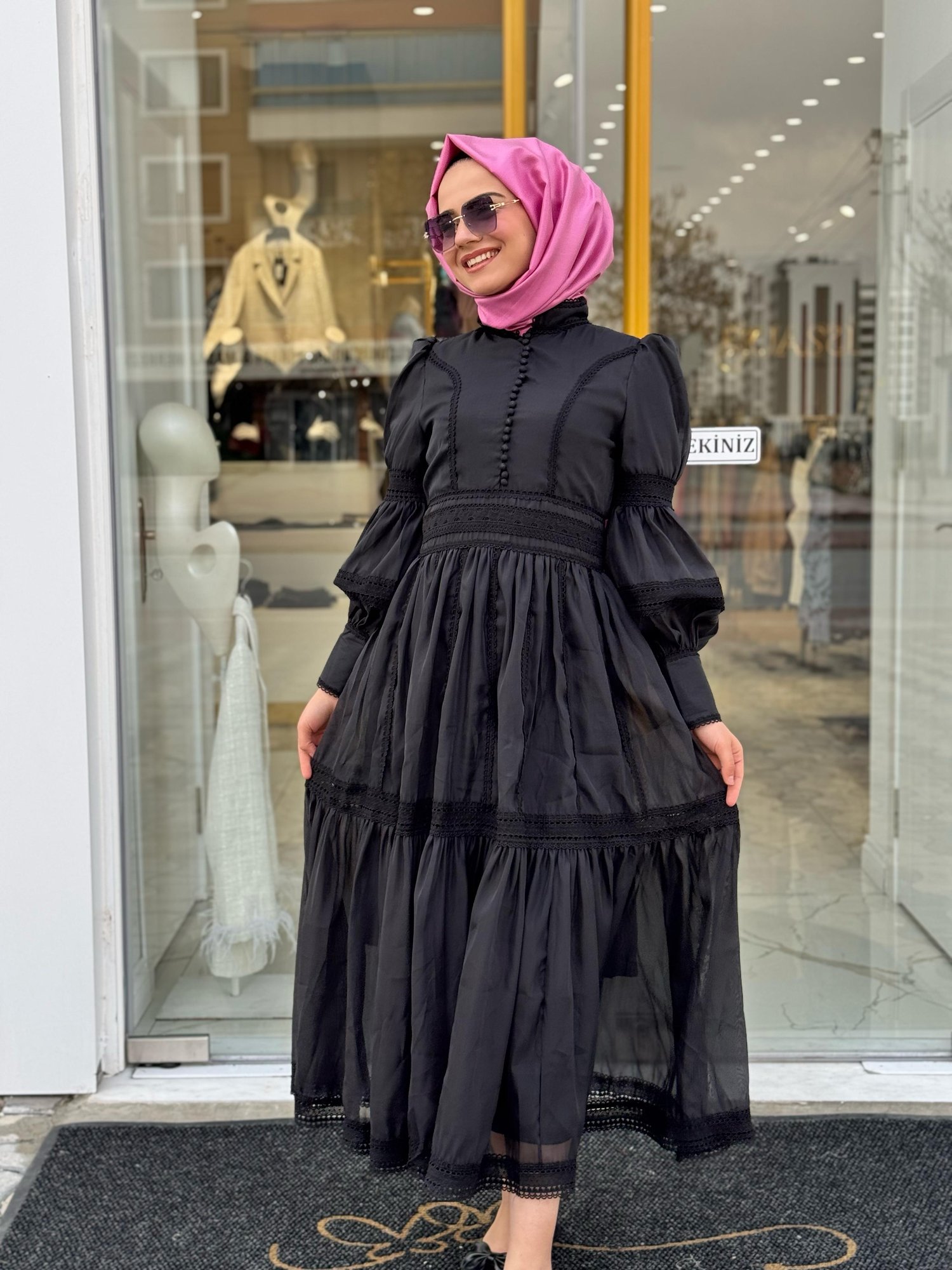 Nily Elbise 3055-P - SİYAH