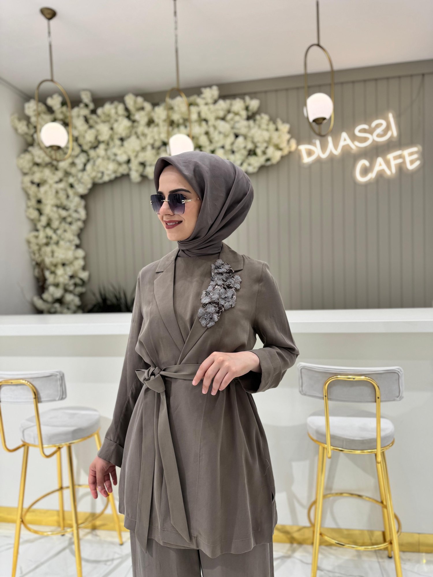Nurcan Çetin 25600 Takım  - KAHVE
