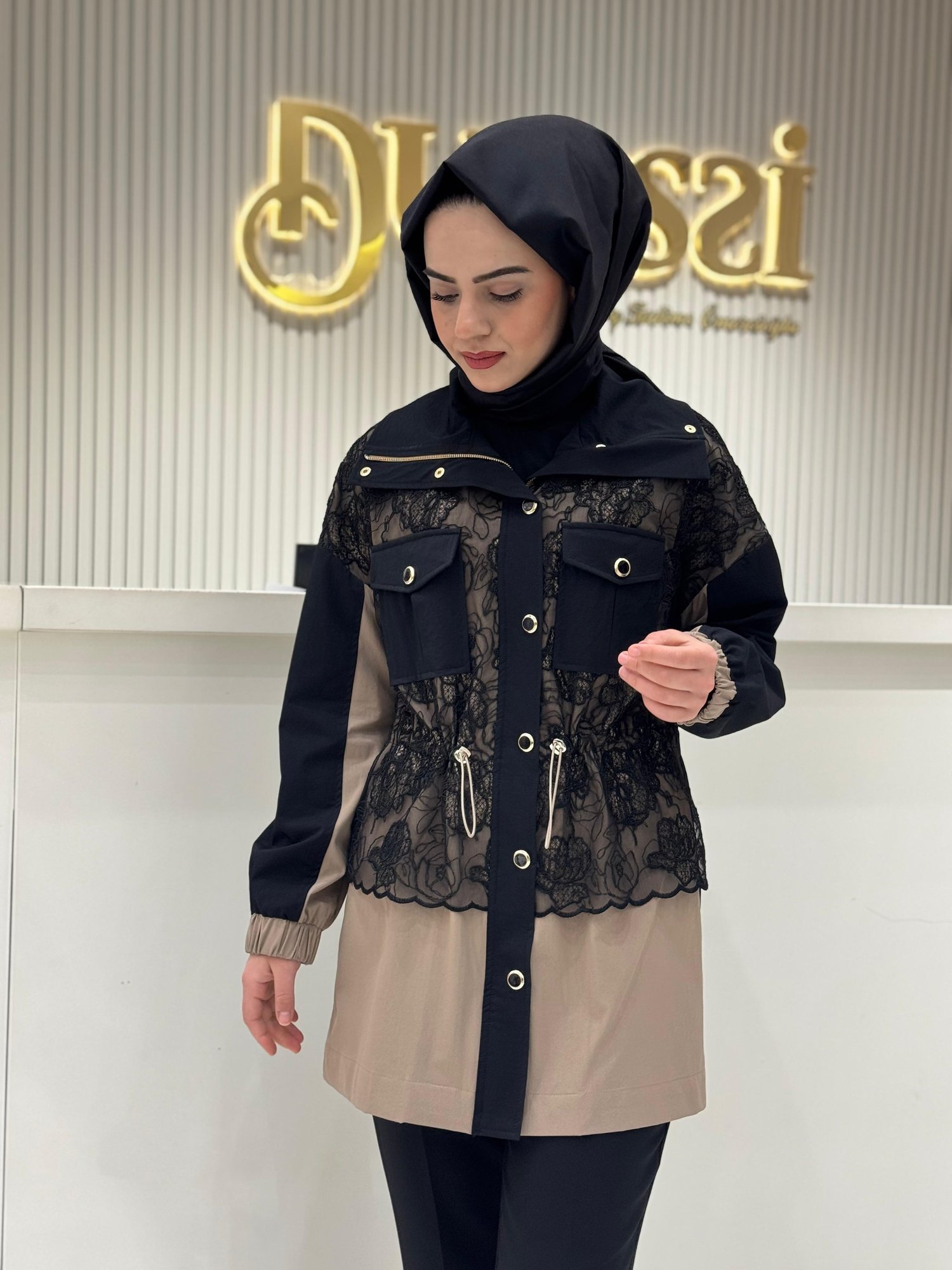 Nure 1003 Trençkot  - CAMEL