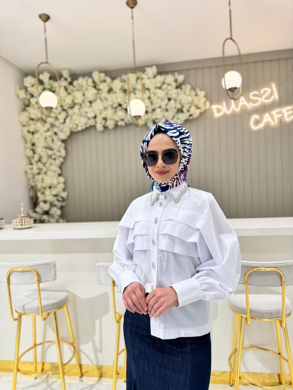 Nure 2001 Gömlek  - EKRU