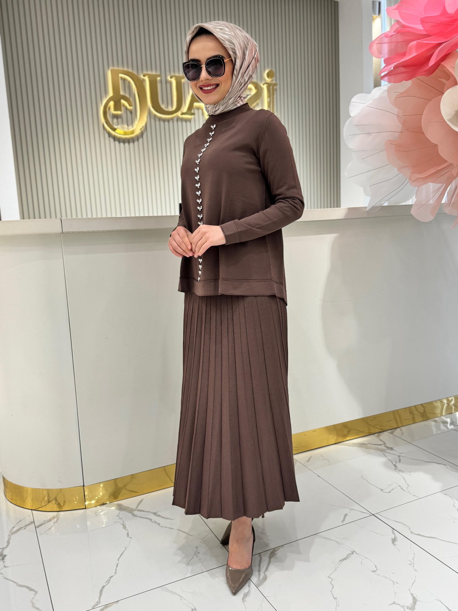 Nuss 1351 Takım  - KAHVE