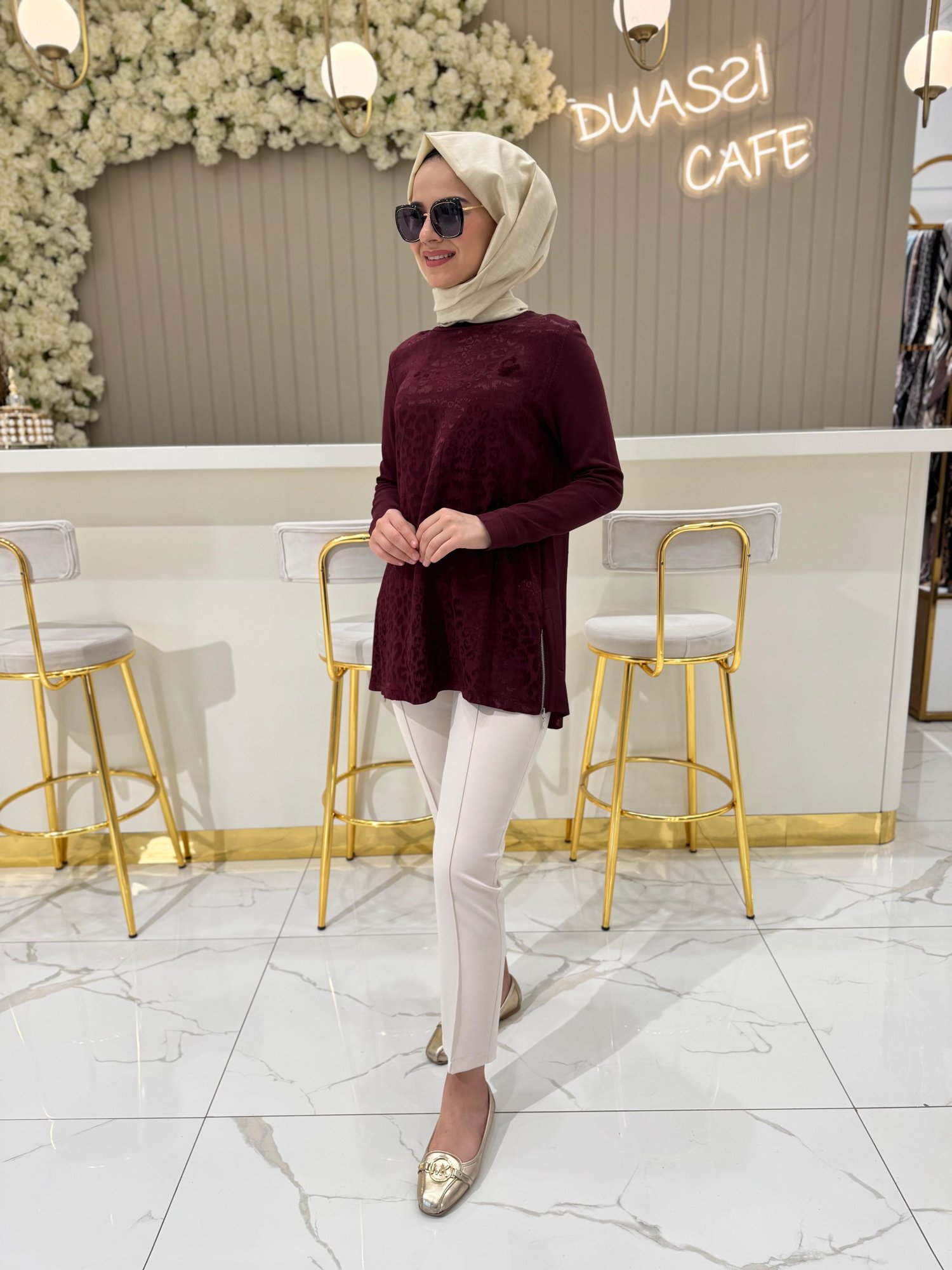 Nuss 3002 Tunik  - BORDO