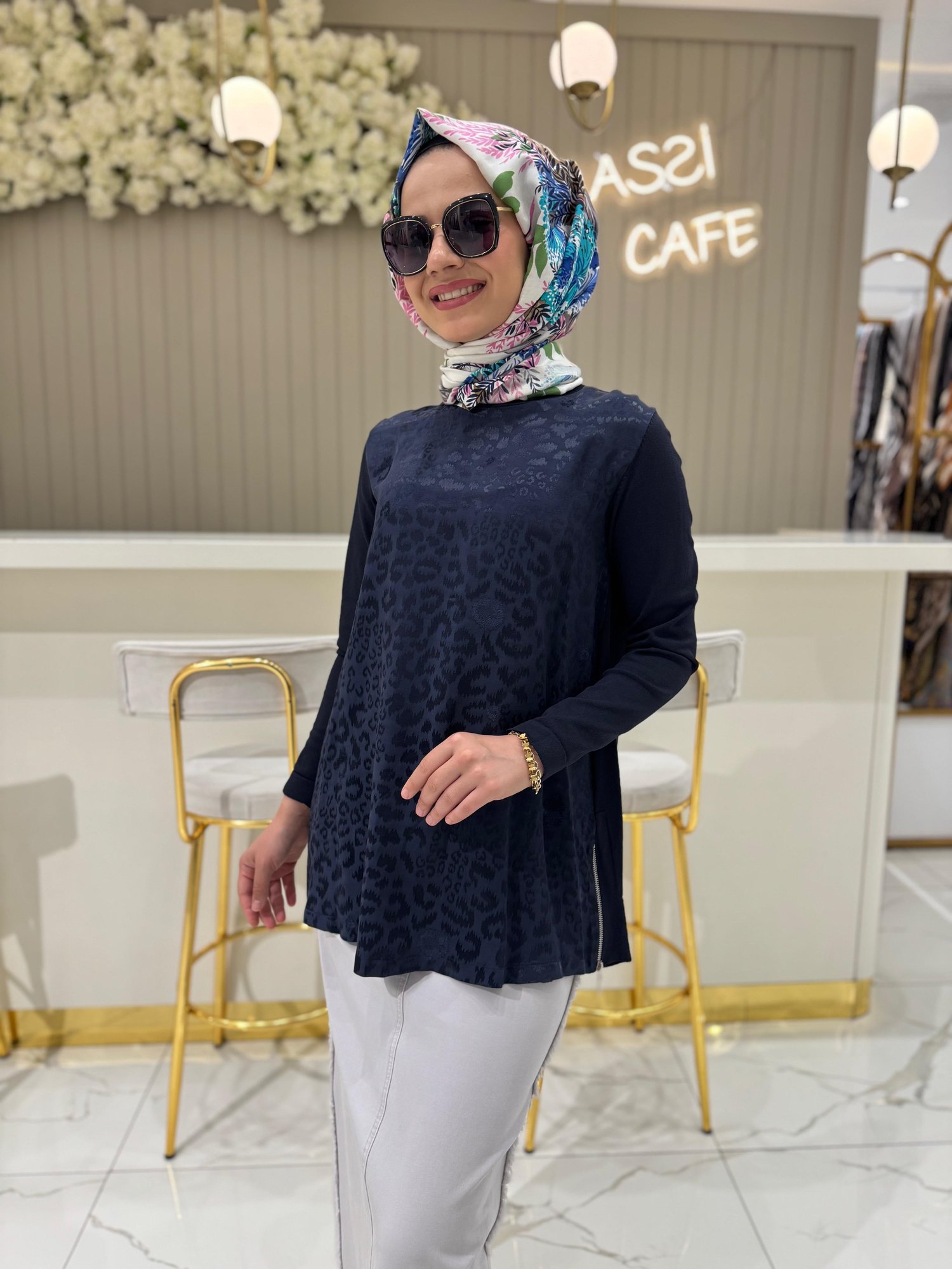 Nuss 3002 Tunik  - LACİVERT