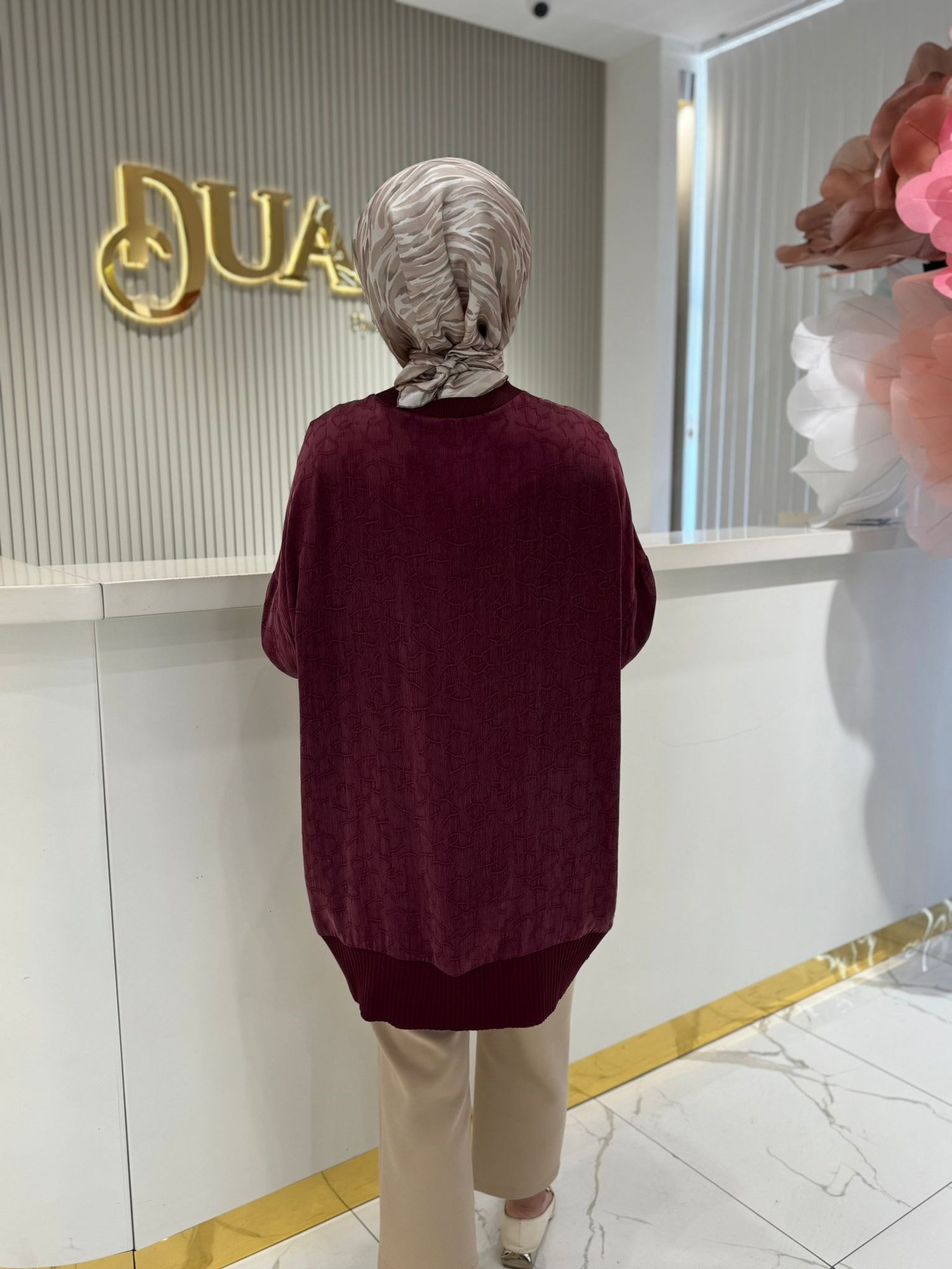 Nuss 3003 Tunik  - BORDO