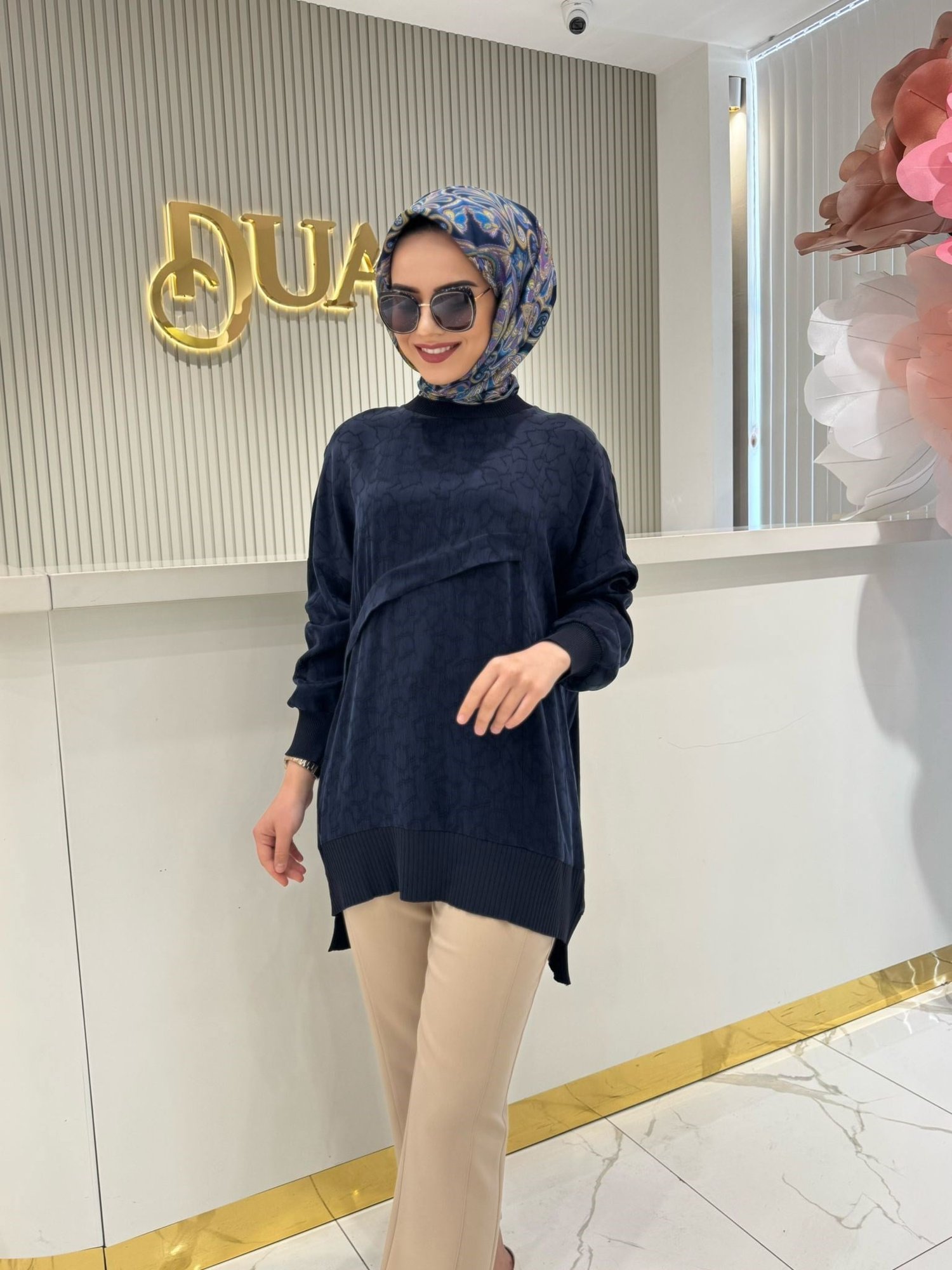Nuss 3003 Tunik  - LACİVERT