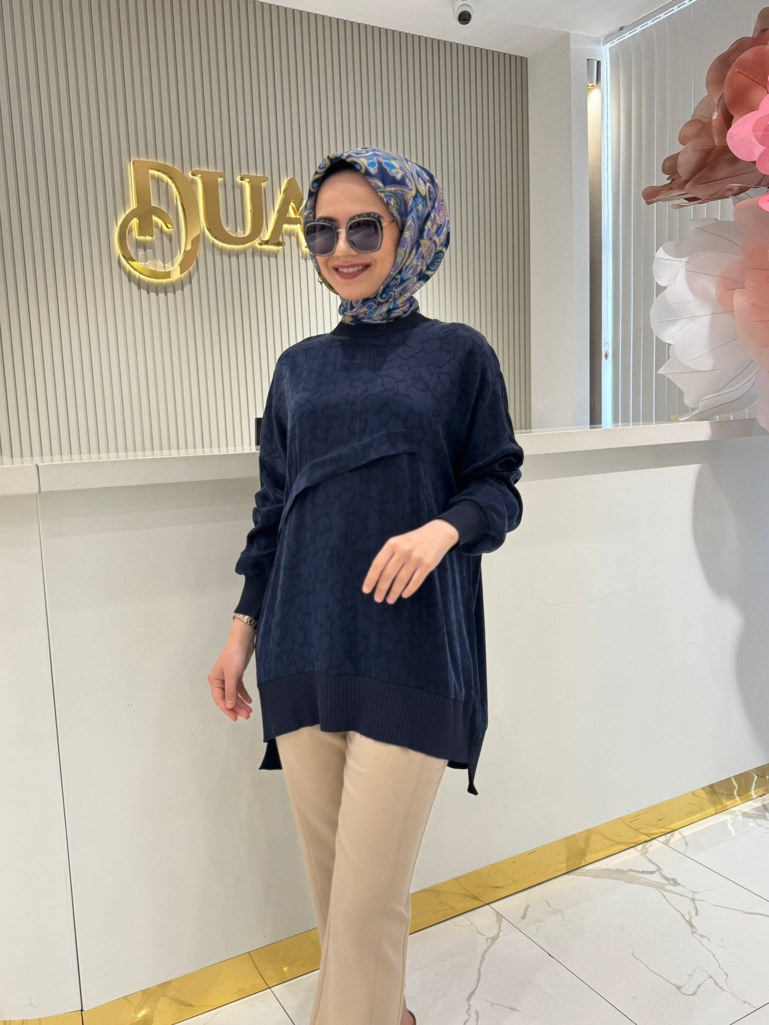 Nuss 3003 Tunik  - LACİVERT