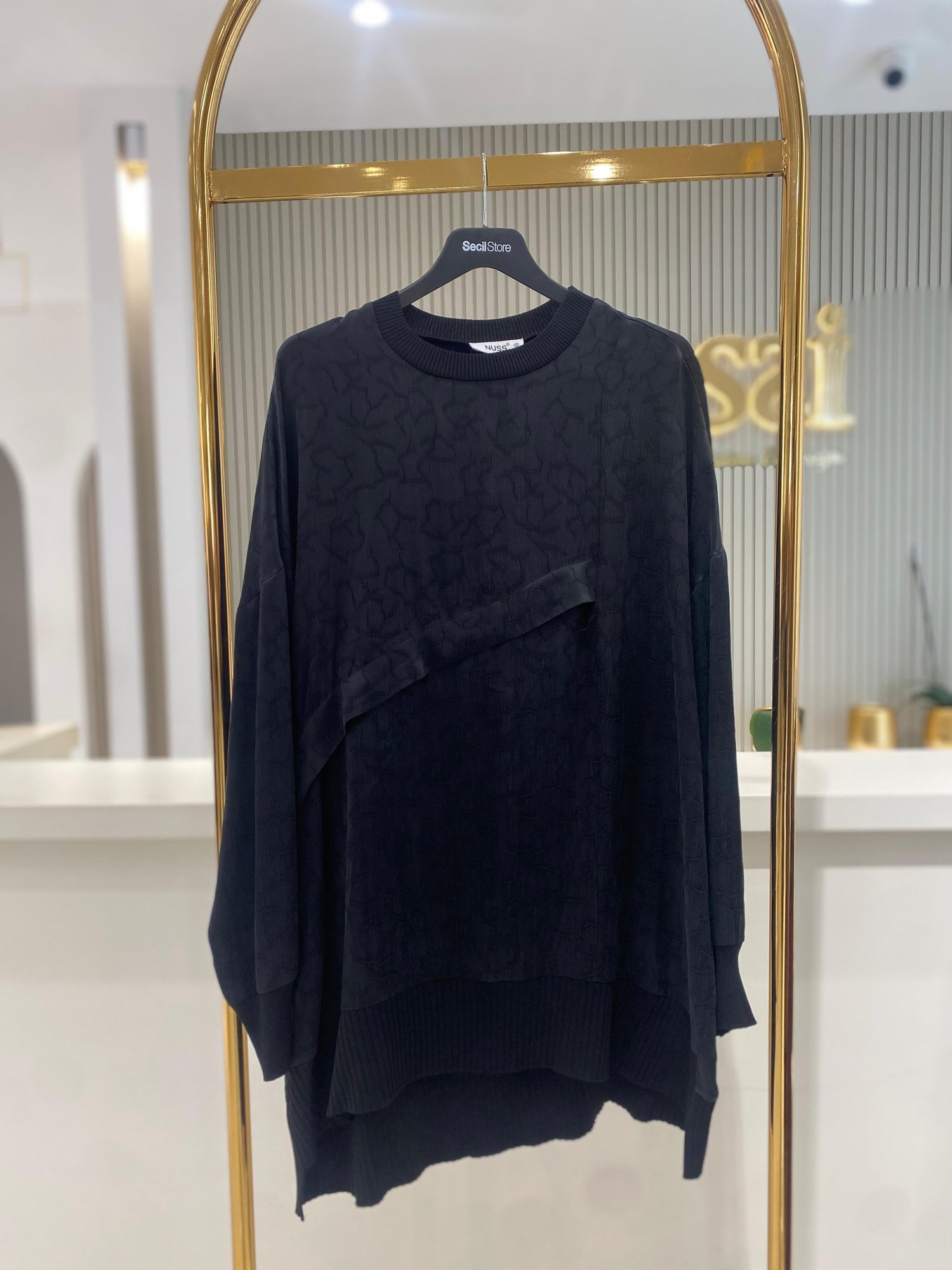 Nuss 3003 Tunik  - SİYAH