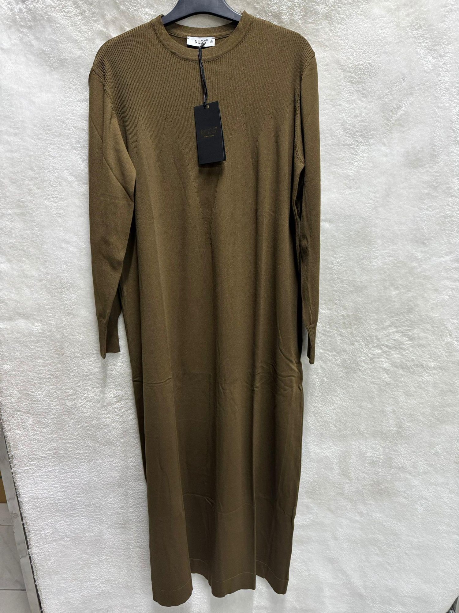 Nuss Elbise 1420 - KAHVE