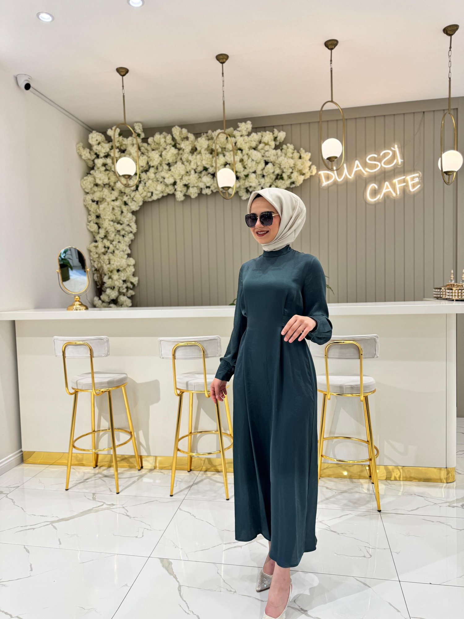 Nuss Elbise 2042-Y - YEŞİL
