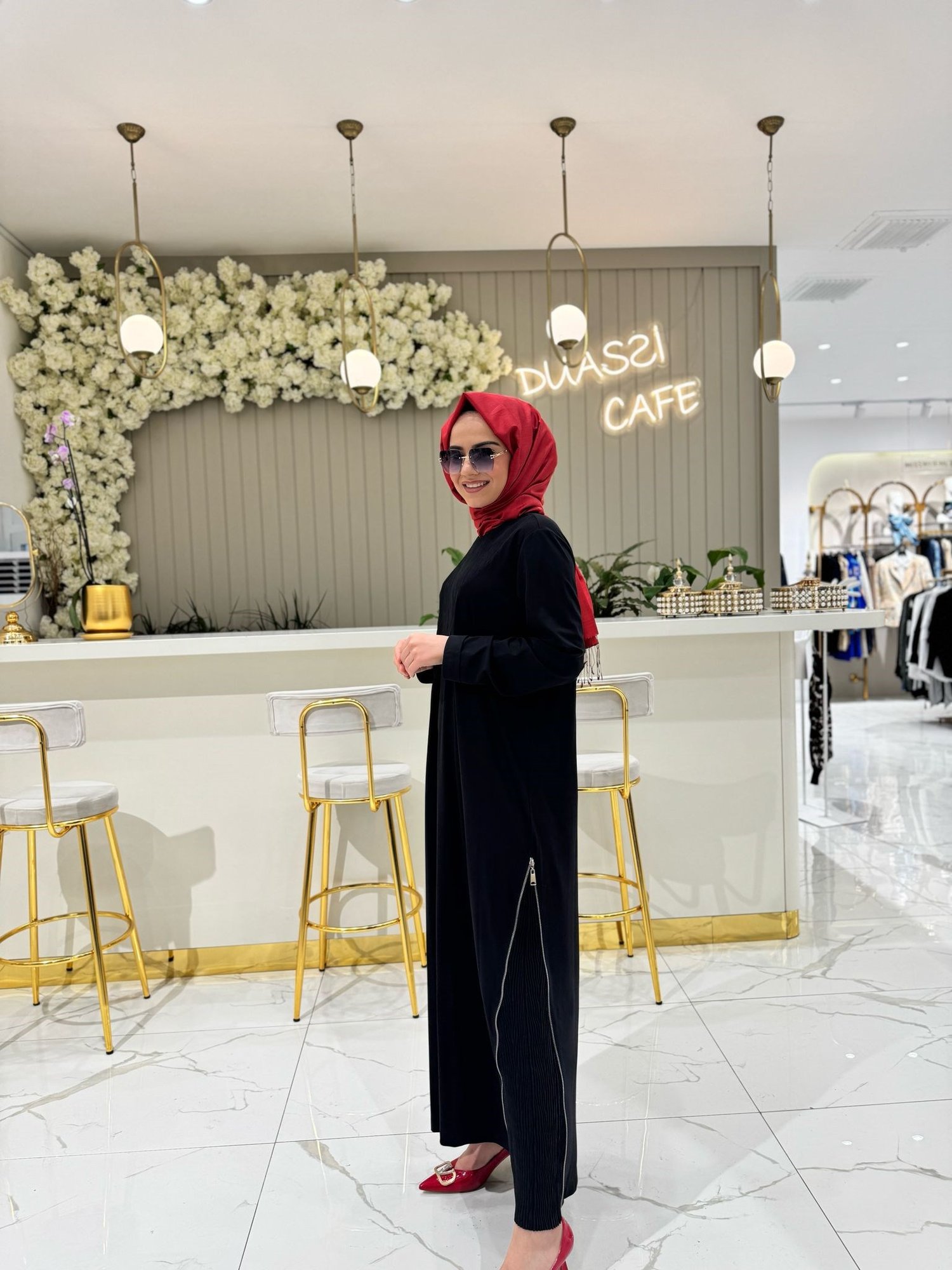 Nuss Elbise 2054-S - SİYAH