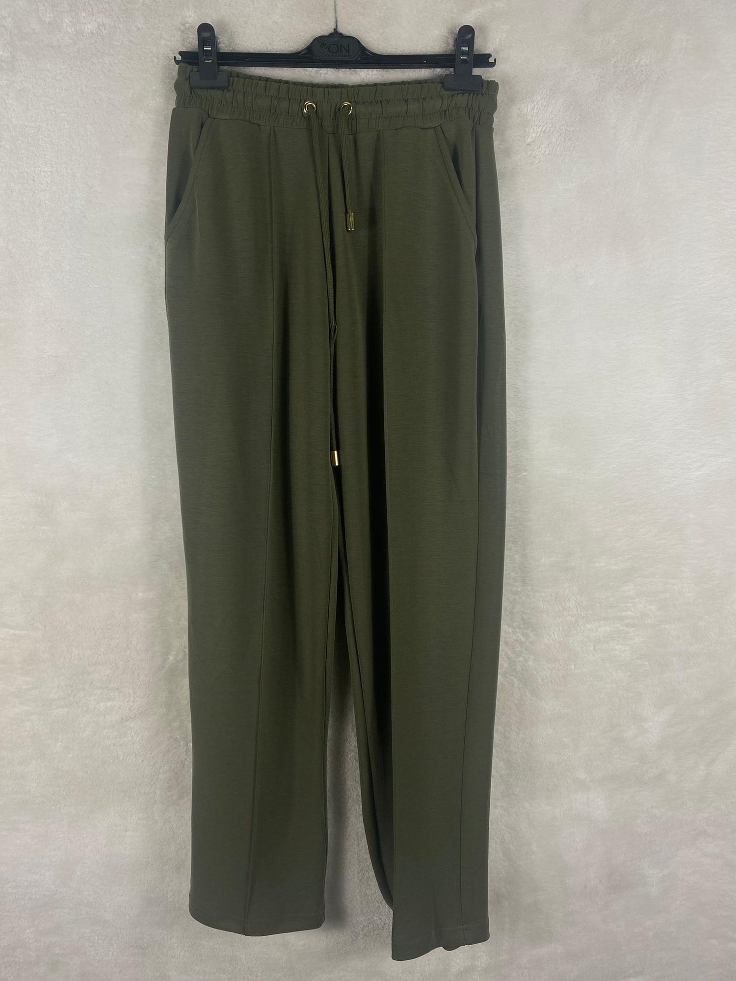 On Triko Bağcıklı Pantolon 36111 - HAKİ
