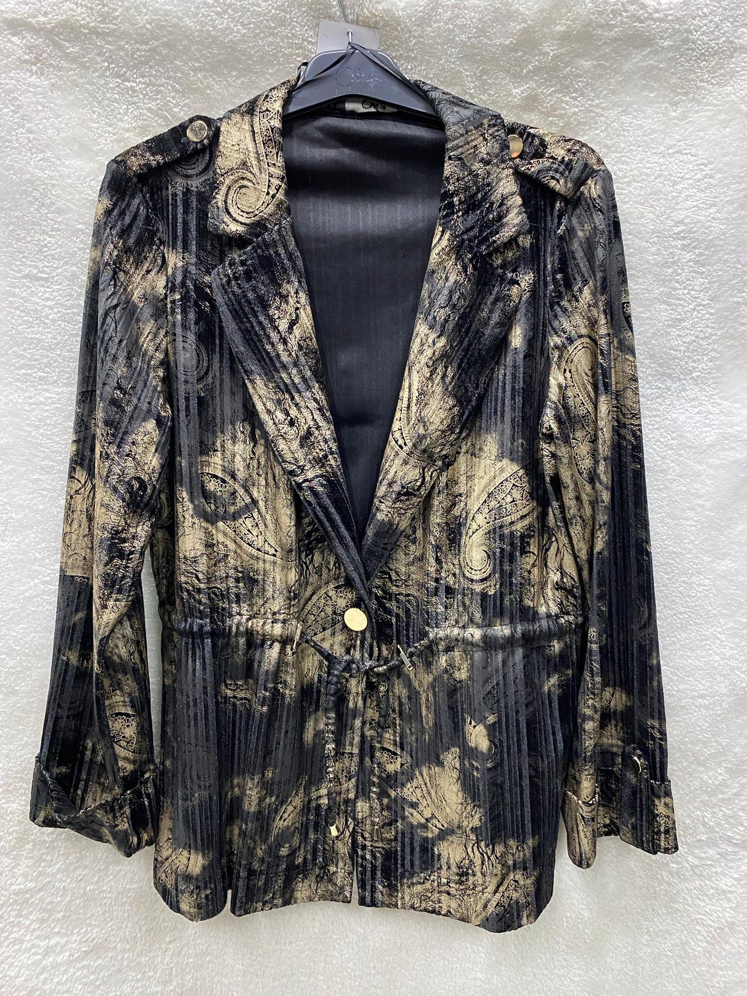 On Triko Ceket 44522 - SİYAH