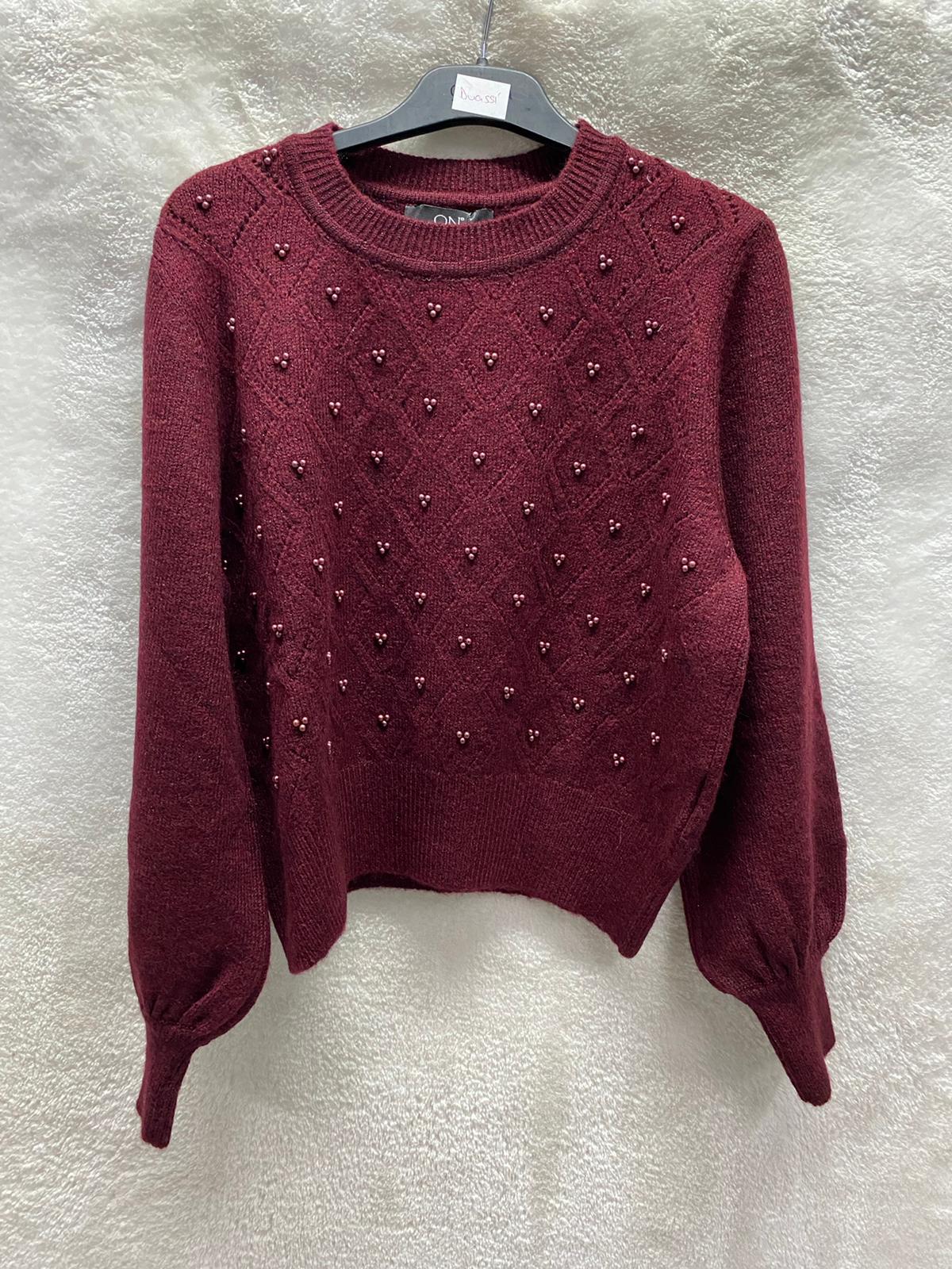 On Triko Kazak 43316 - BORDO