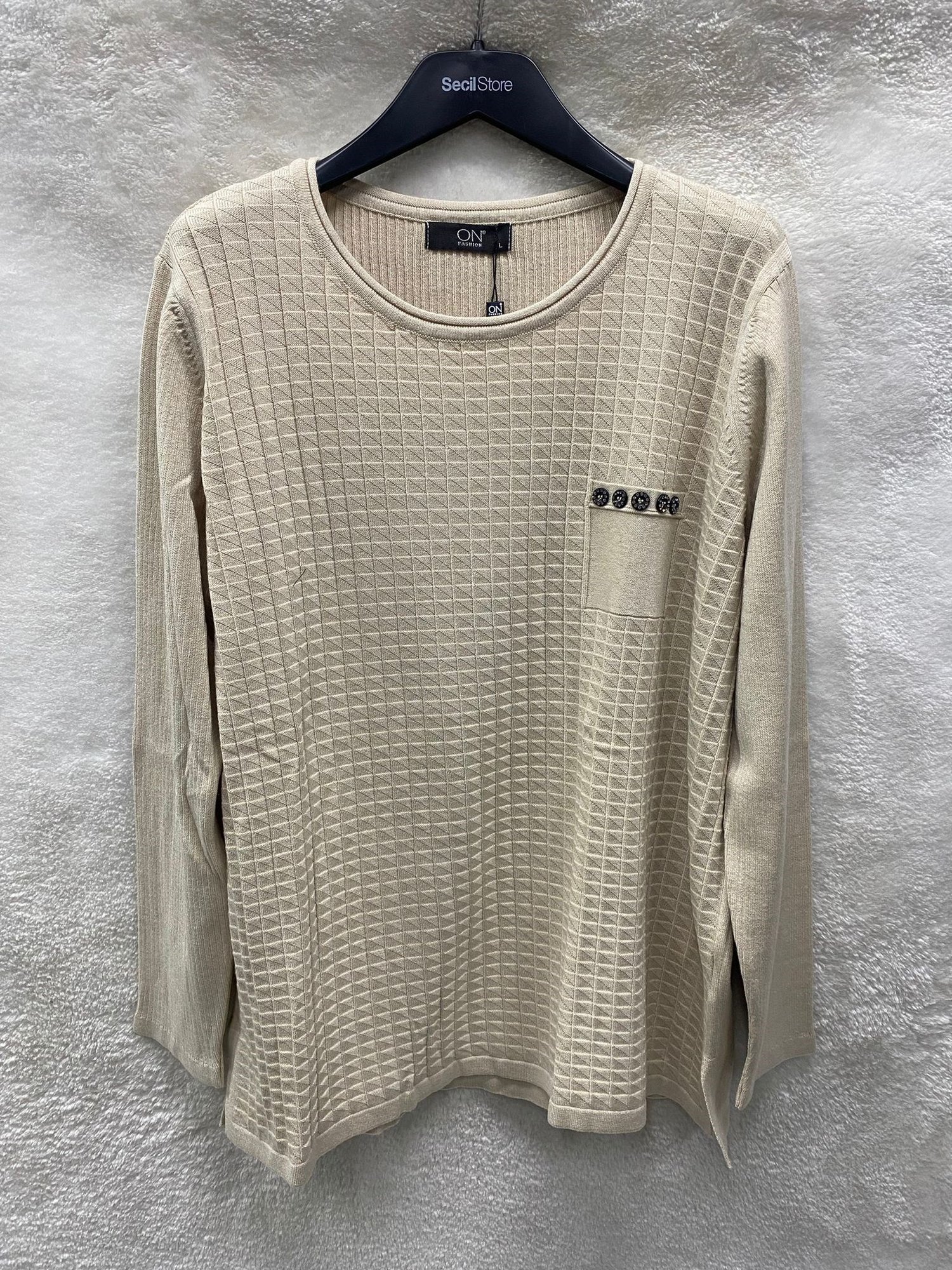 On Triko Kazak 45354 - BEJ
