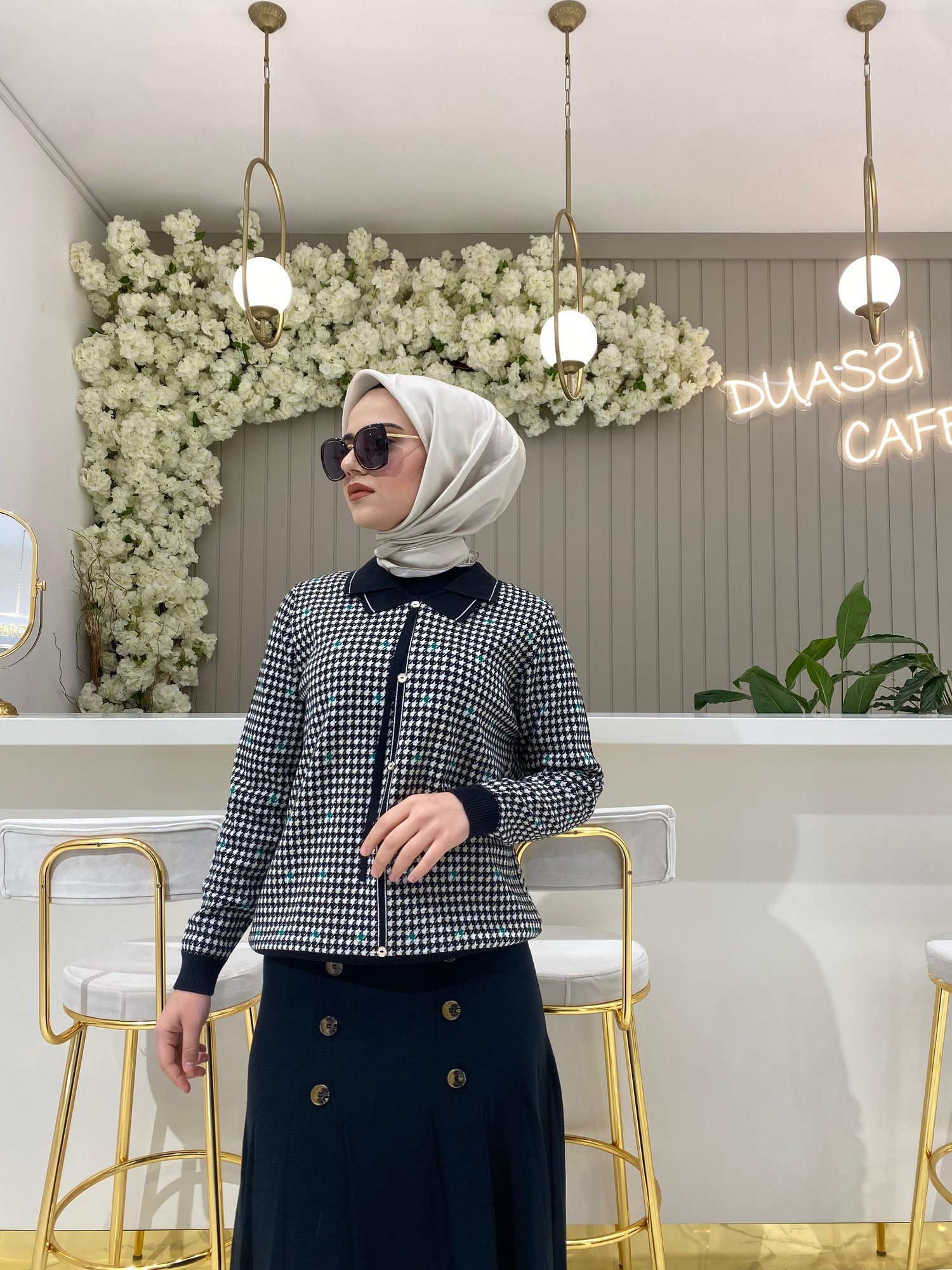 On Triko Kazak 45379 - SİYAH