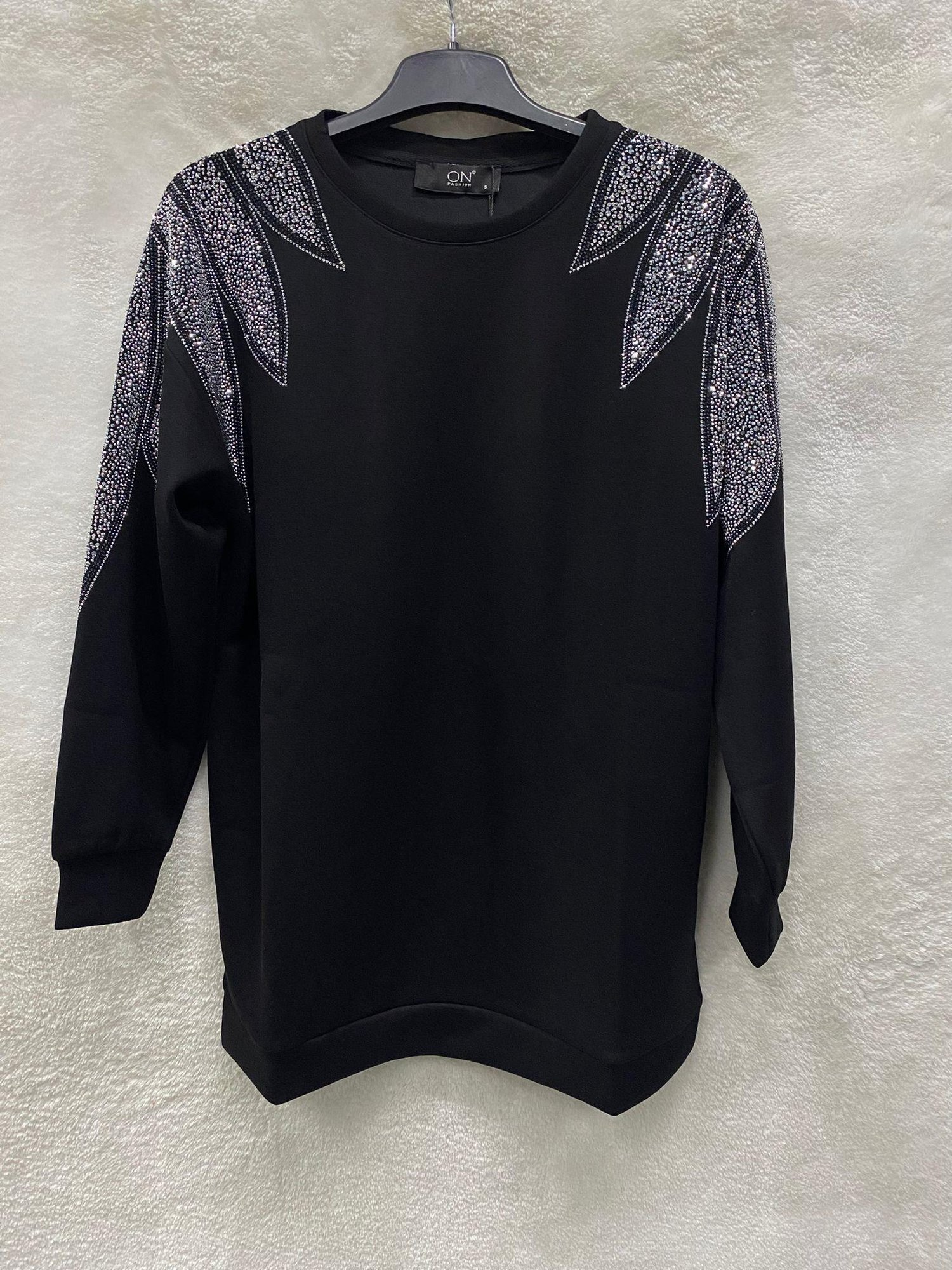 On Triko Sweat 47317 - SİYAH