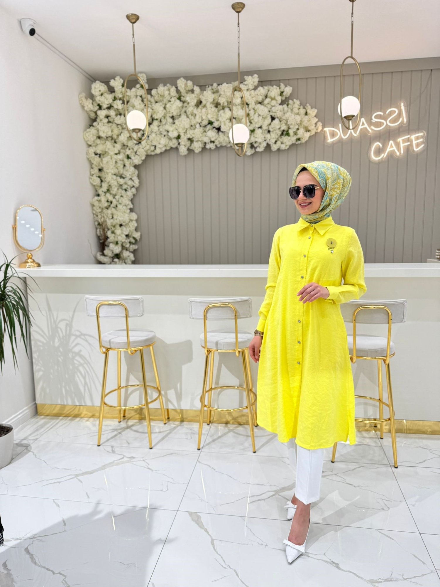 Orhan 1294 Tunik  - Sarı