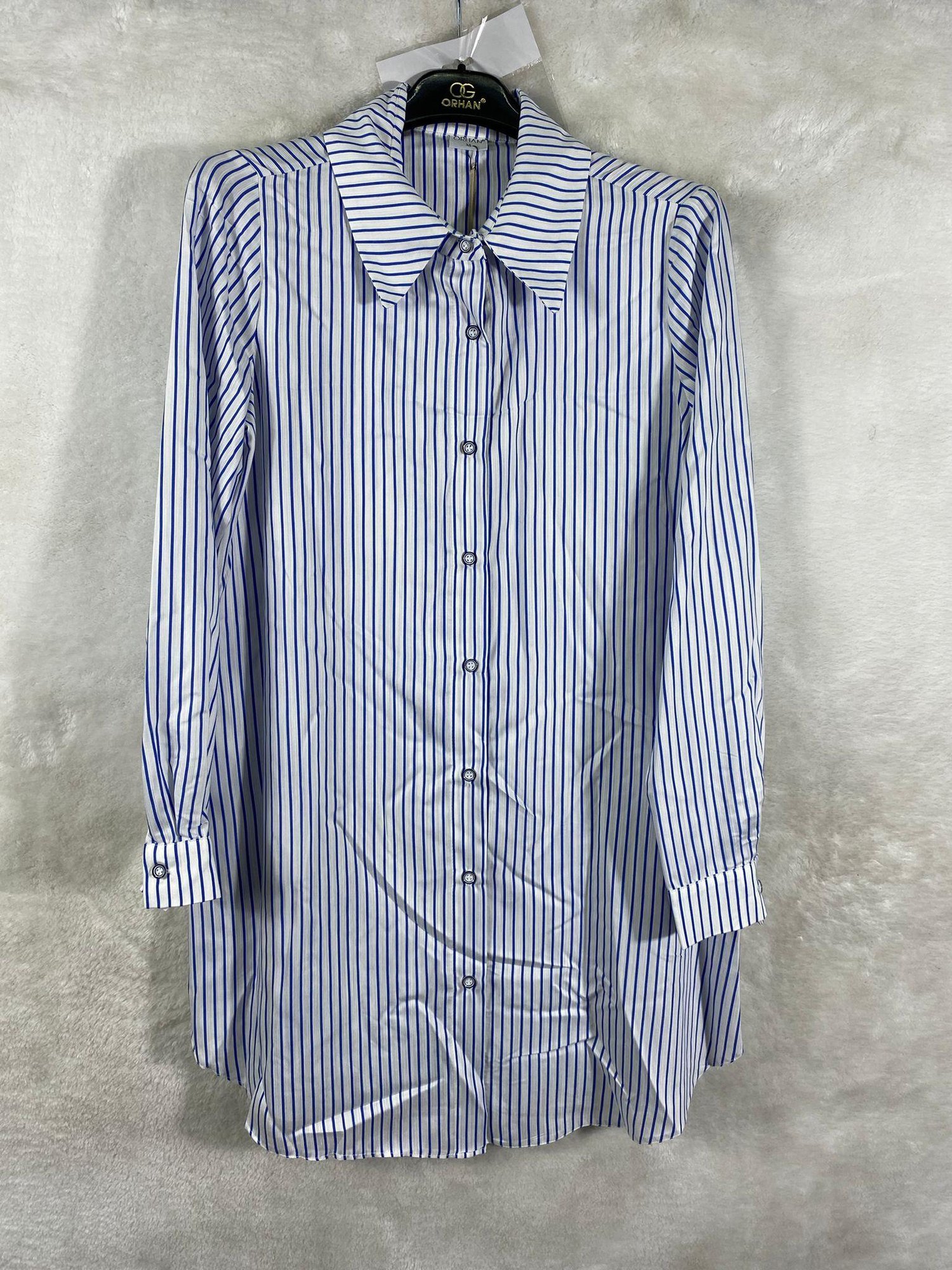 Orhan Çizgili Tunik 1244 - MAVİ
