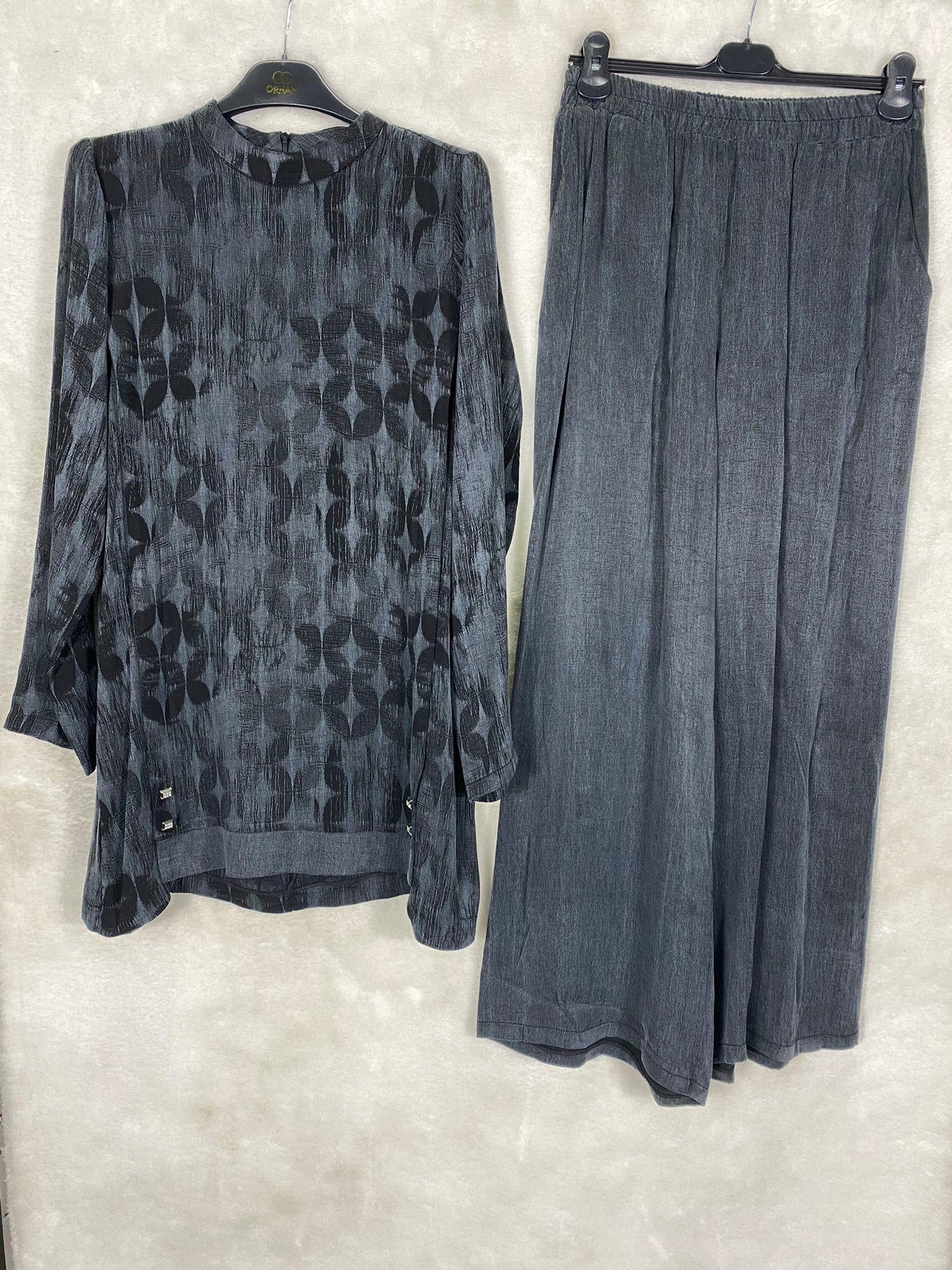 Orhan Store Pantolonlu Takım 2038 - SİYAH