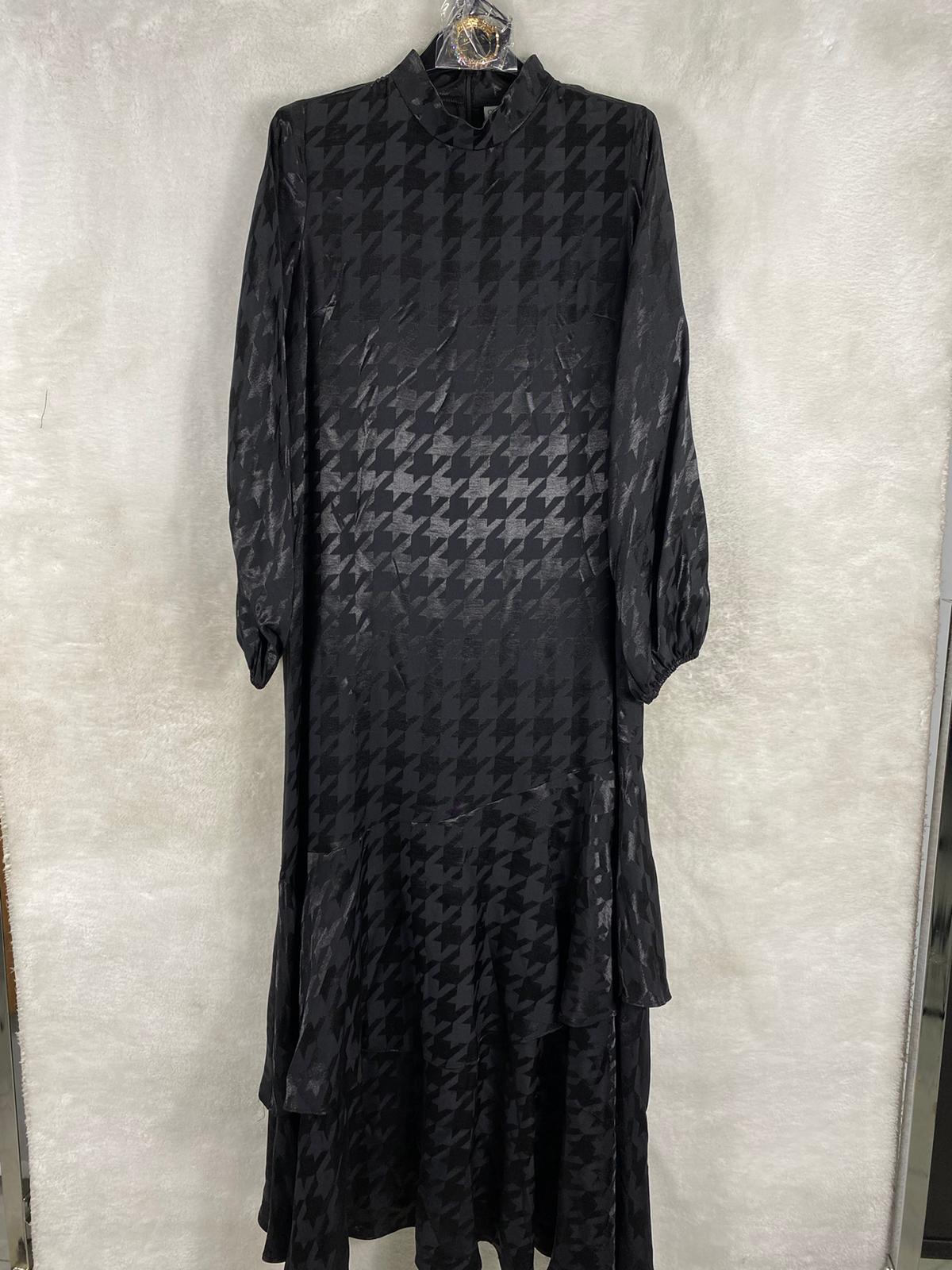 Orhan Store Tasarım Elbise 1462 - SİYAH
