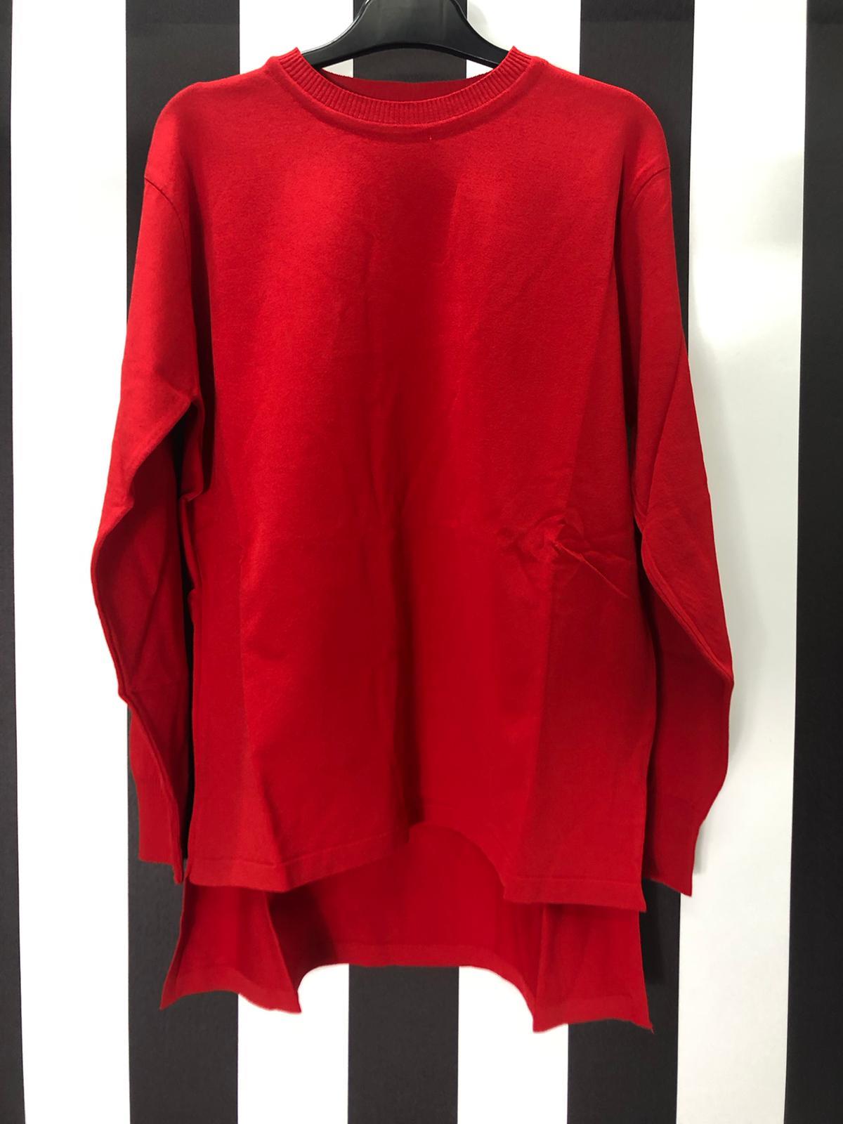 Rayon  Triko Bluz 102 - Kırmızı
