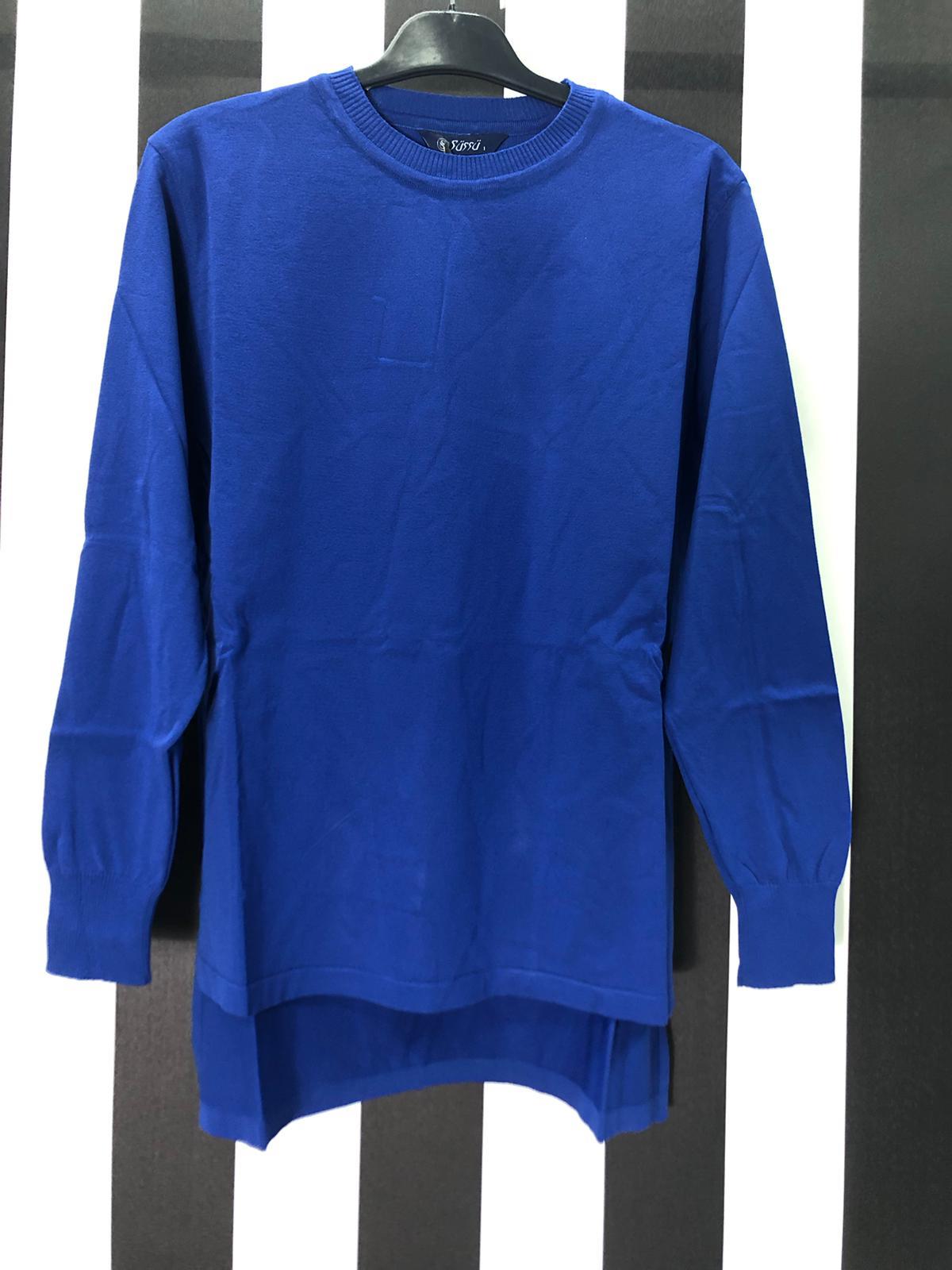 Rayon Triko Bluz 102 - MAVİ