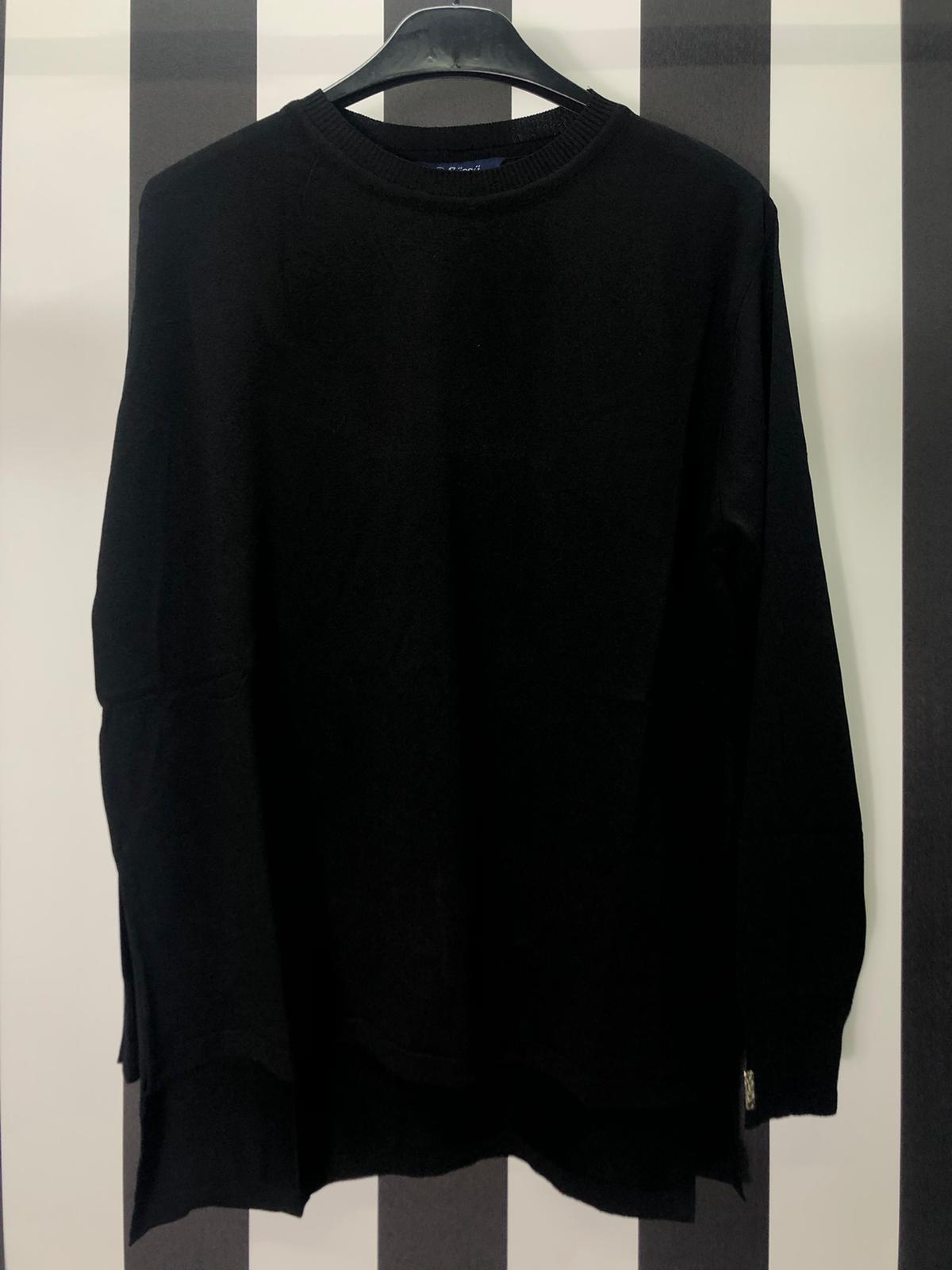 Rayon  Triko Bluz 102 - SİYAH