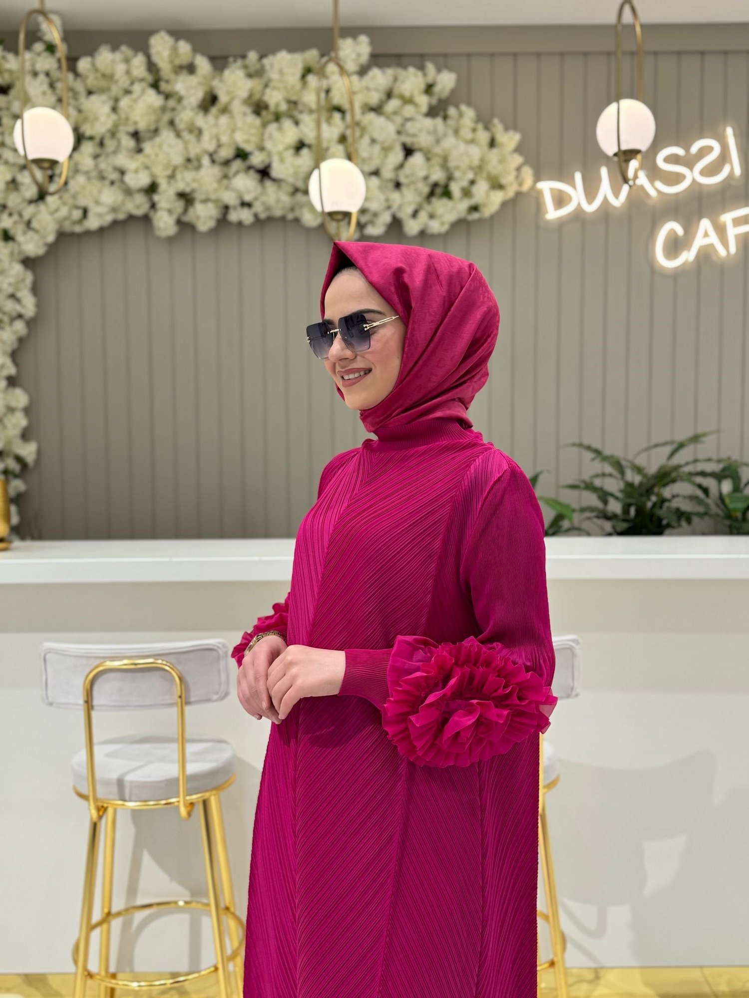 Rosalie Elbise 3032-P - PEMBE