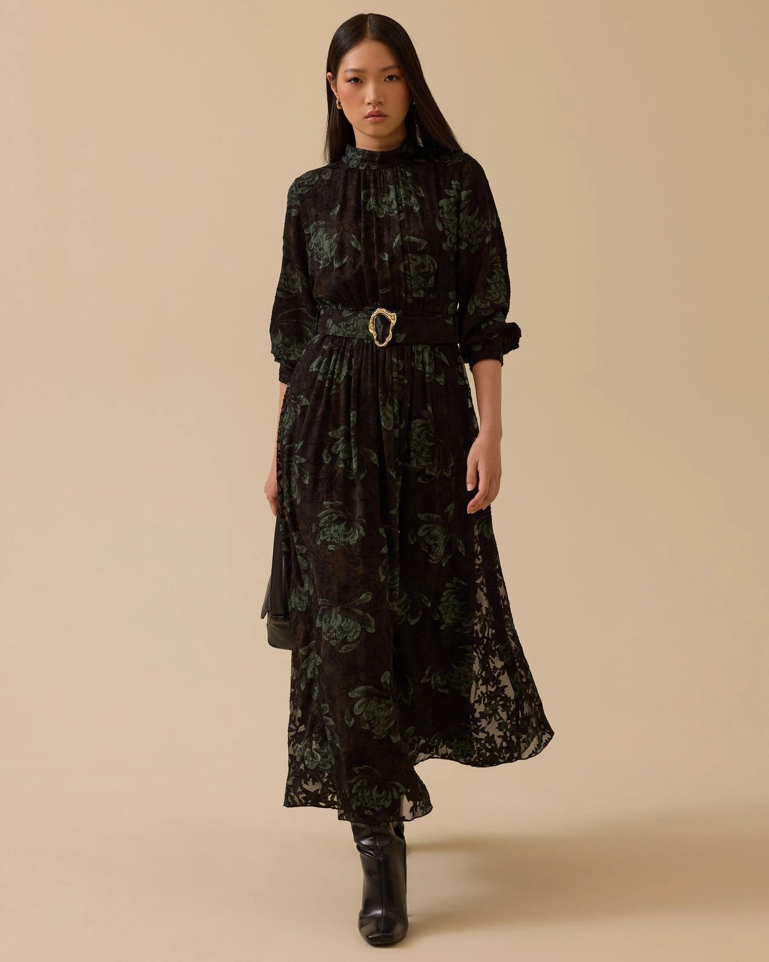 Seçil 1010 Elbise  - Siyah