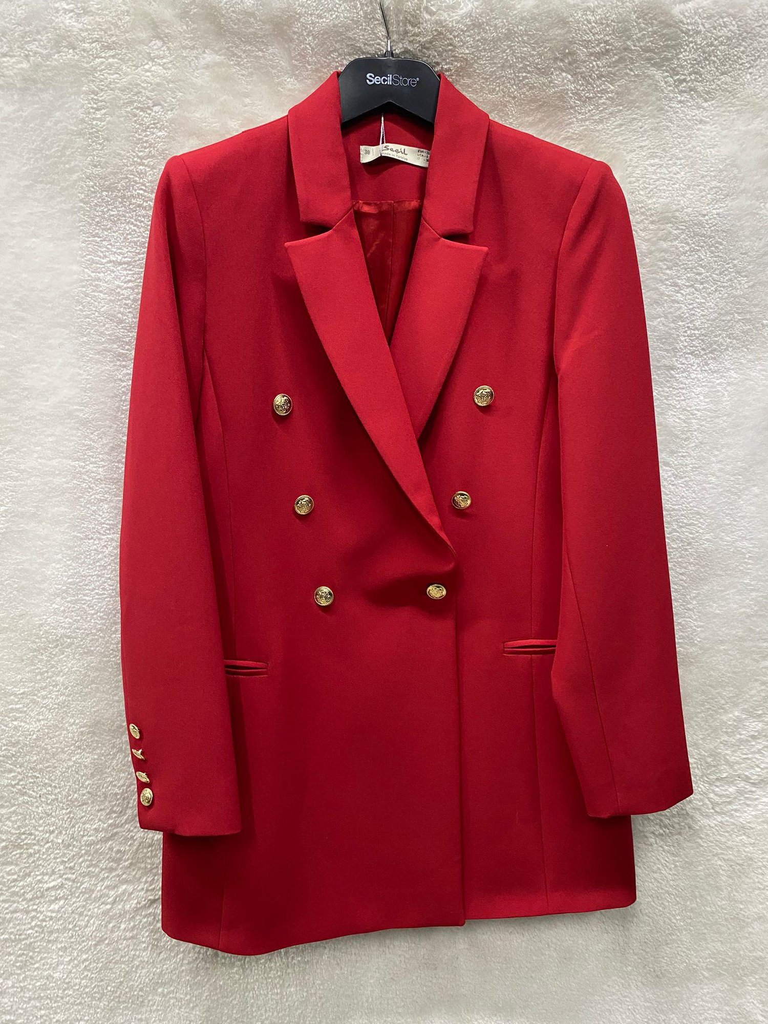 Seçil Blazer Ceket 0018 - Kırmızı