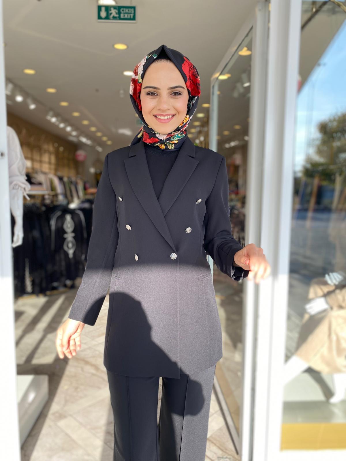 Seçil Blazer Ceket 0018 - SİYAH