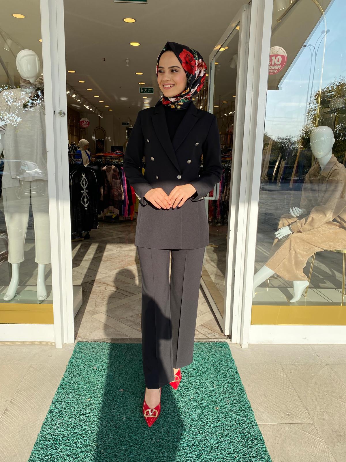 Seçil Blazer Ceket 0018 - SİYAH