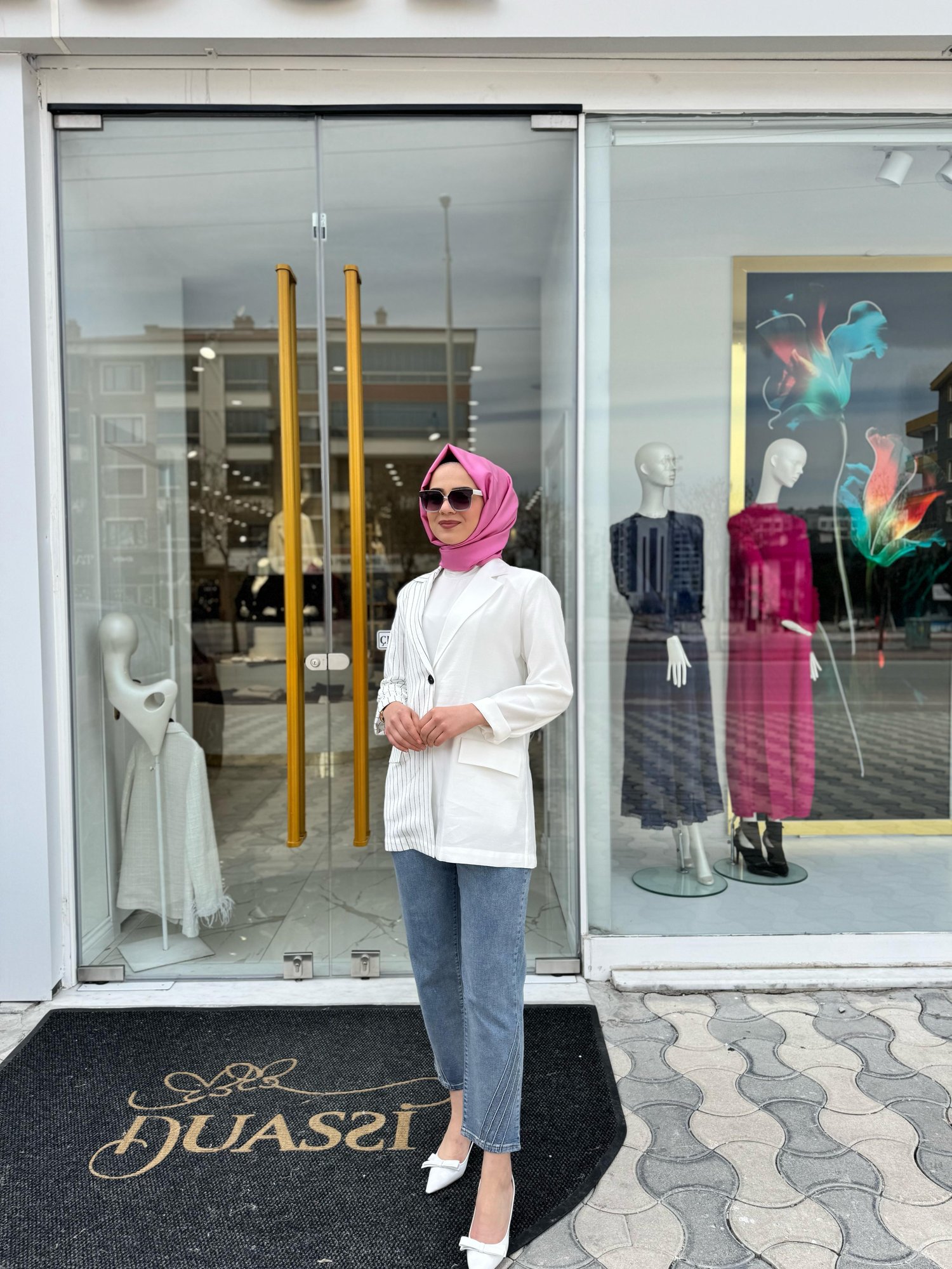 Seçil Blazer Ceket 1021-E - EKRU