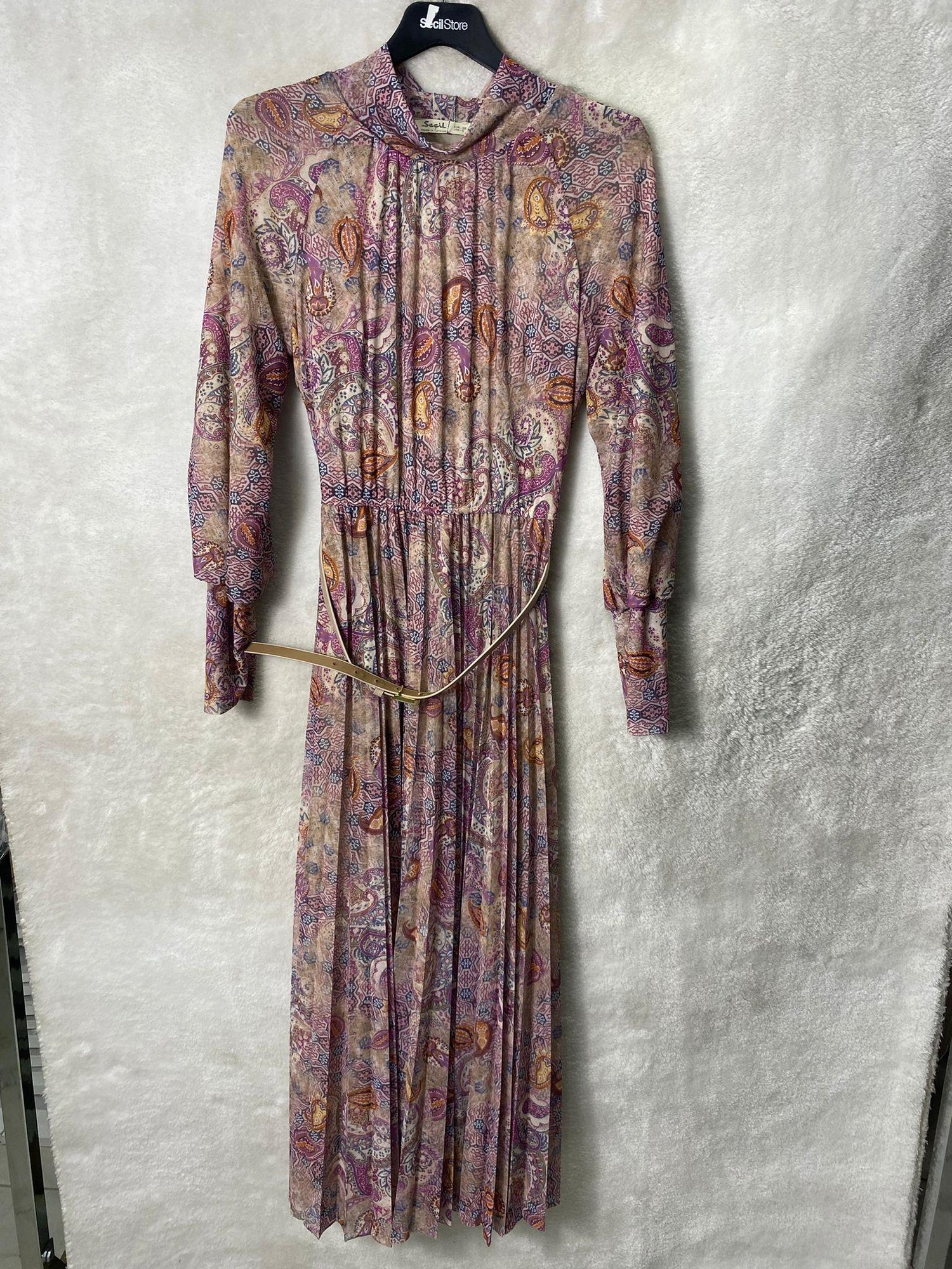 Seçil Şık Elbise 0009 - PEMBE