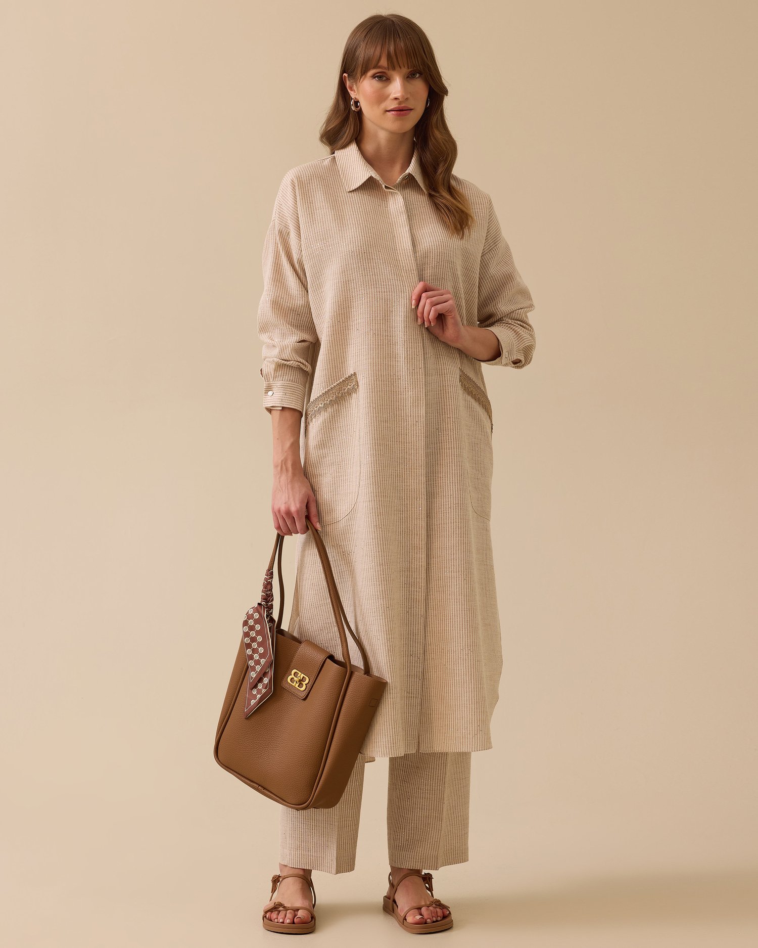 Seçil Tunik 1054-B - BEJ