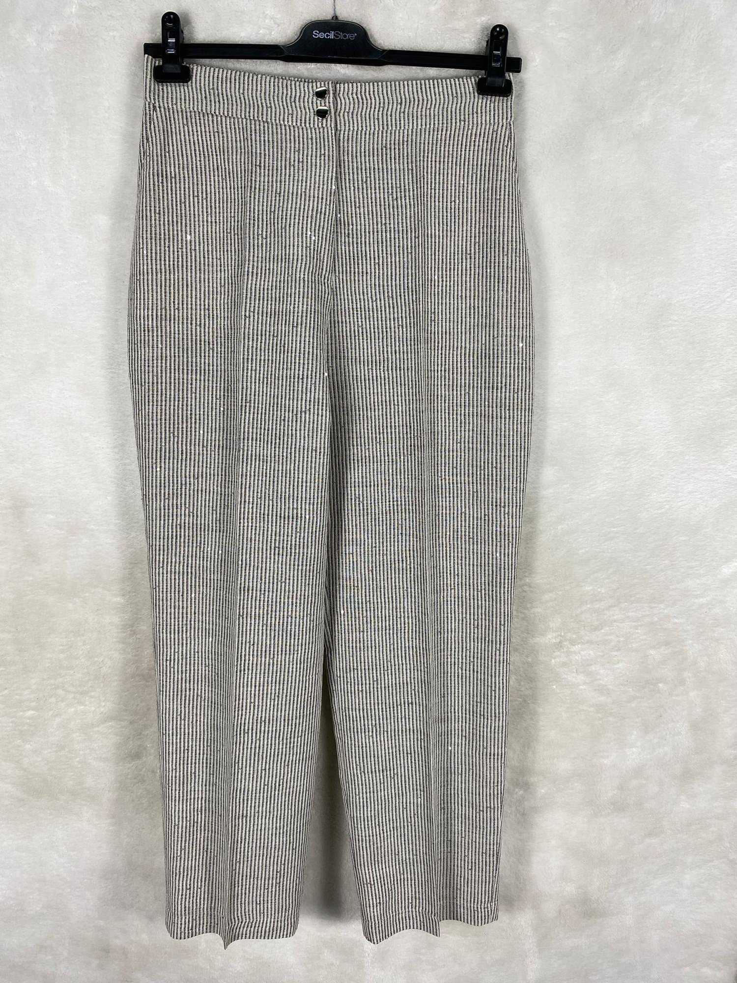 Seçil Zebra Desen Pantolon 1001 - GRİ
