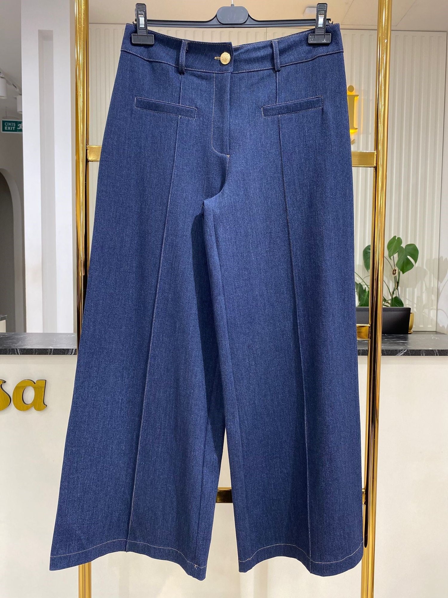 Sentez 5658  İris Geniş Paça Pantolon